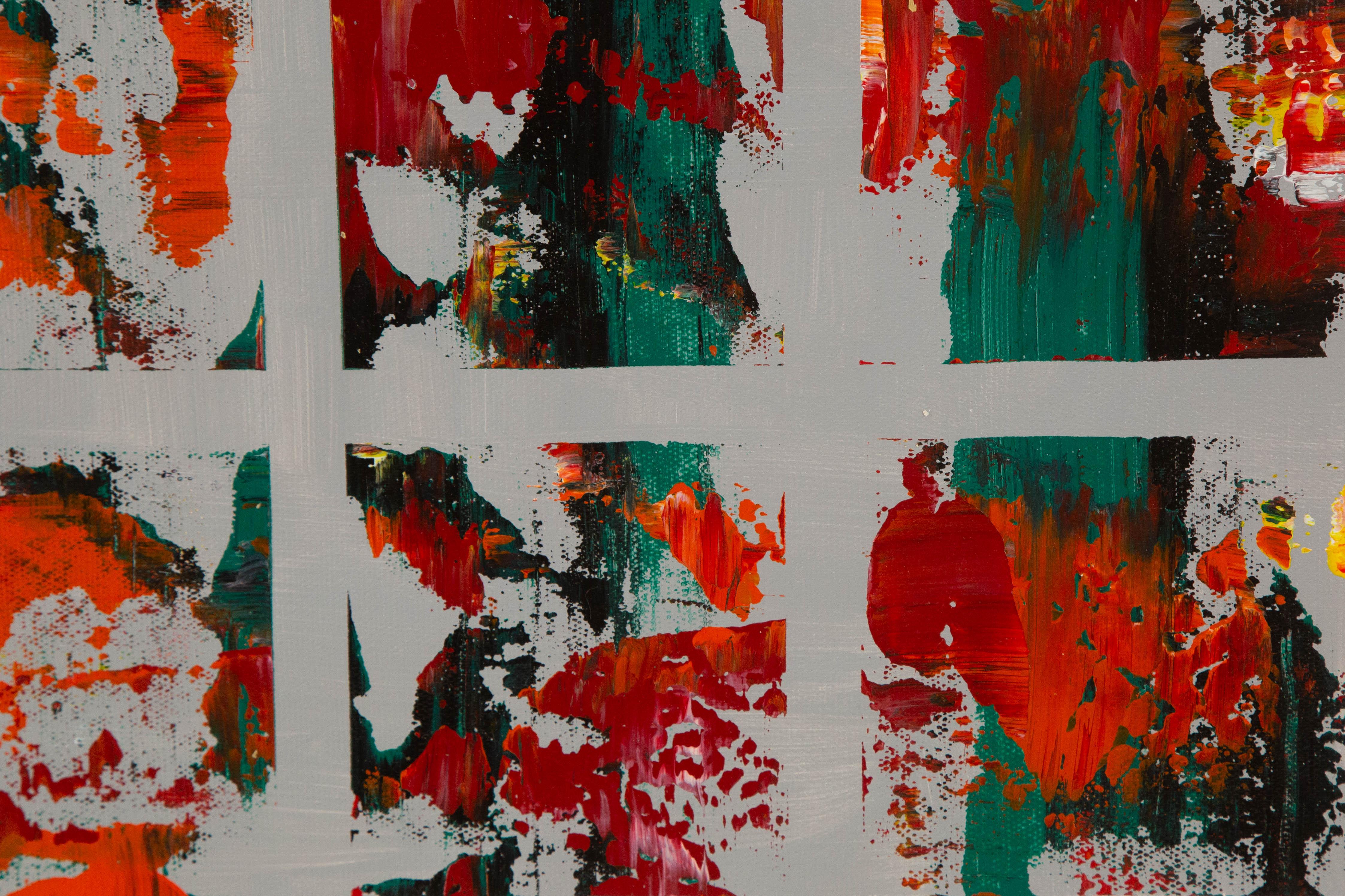 Silu Niu Abstract Original Acrylic On Canvas 