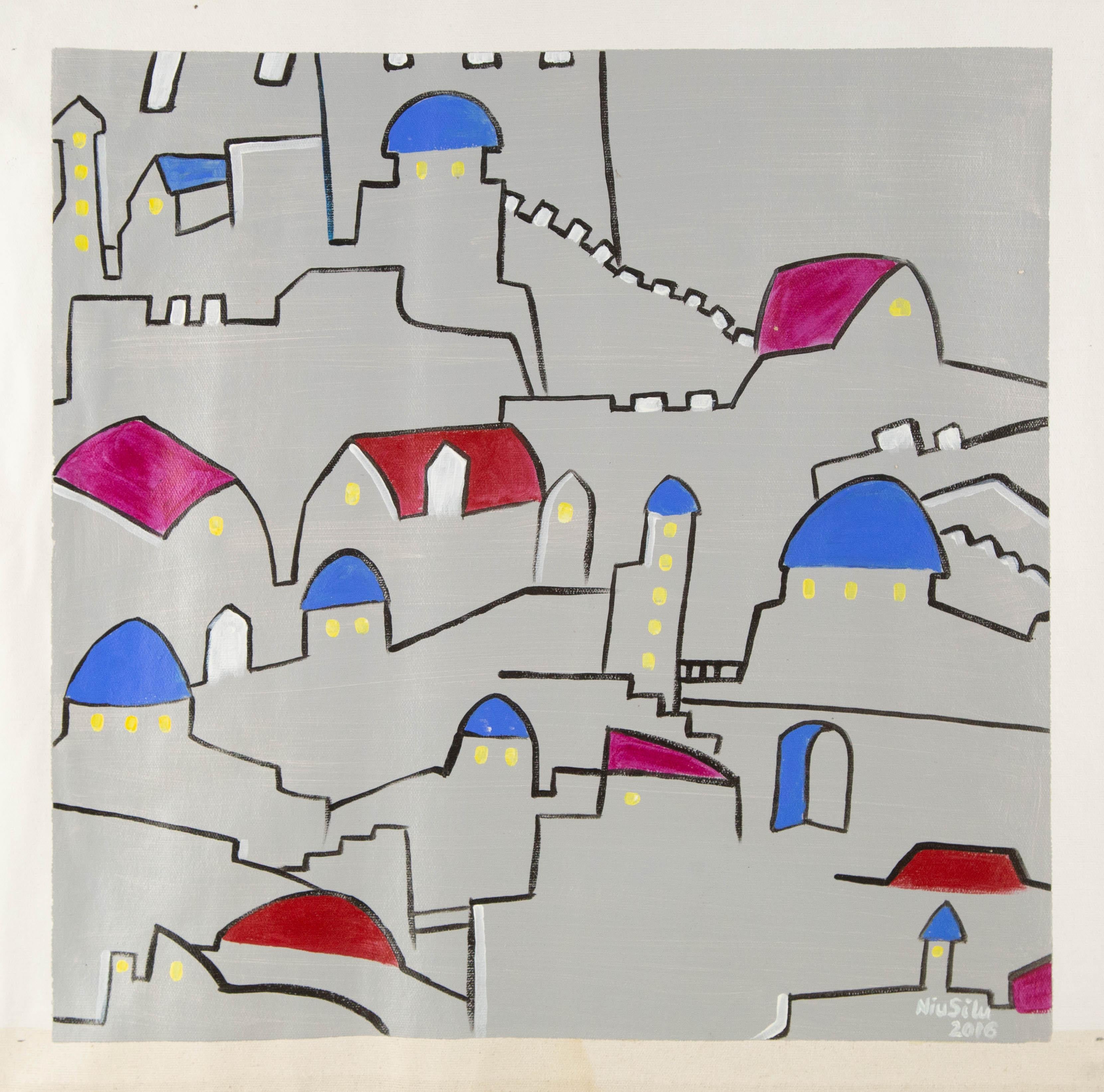 Silu Niu Abstract Original Oil On Canvas 