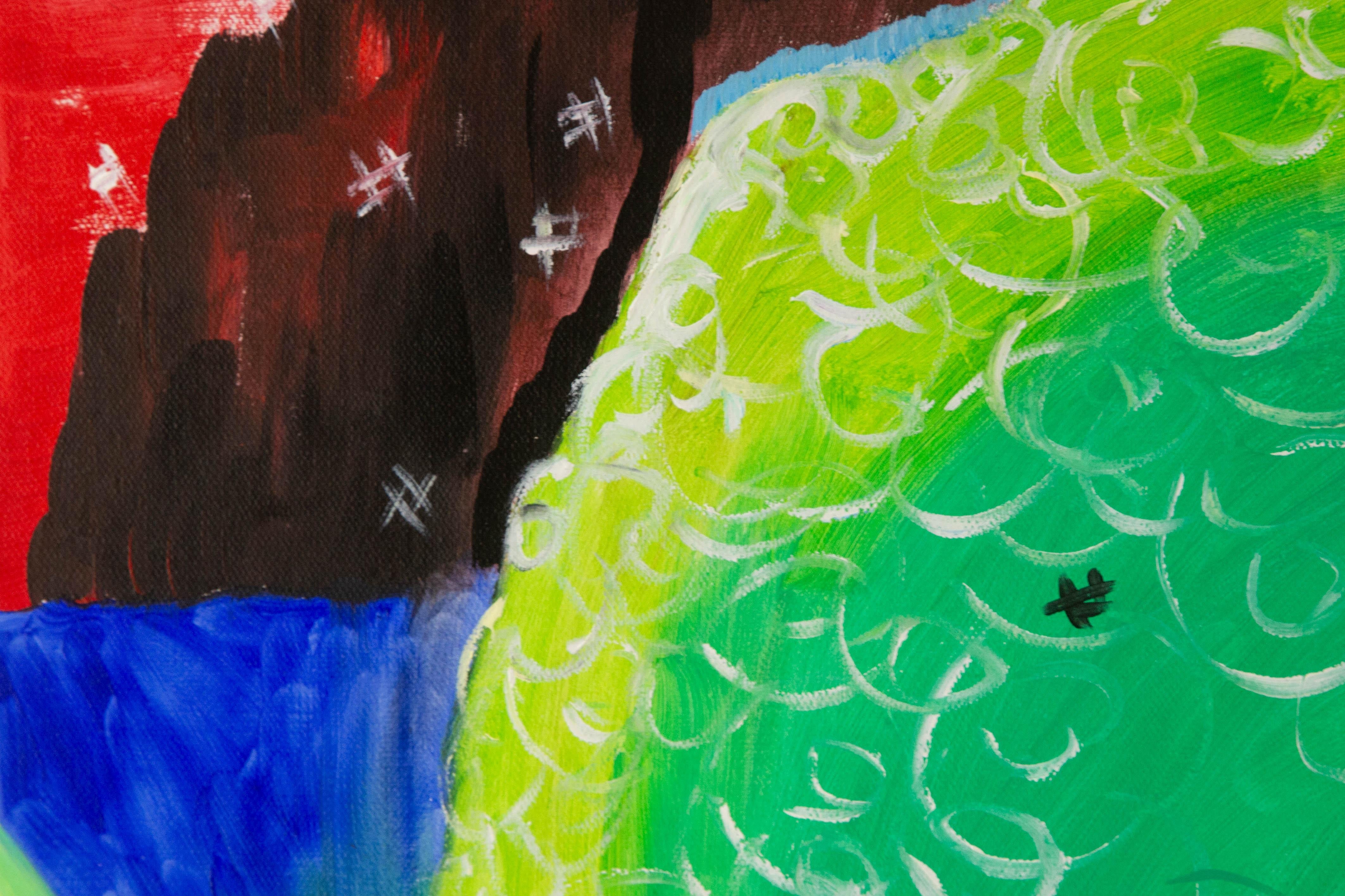 Silu Niu Óleo Original Abstracto Sobre Lienzo 
