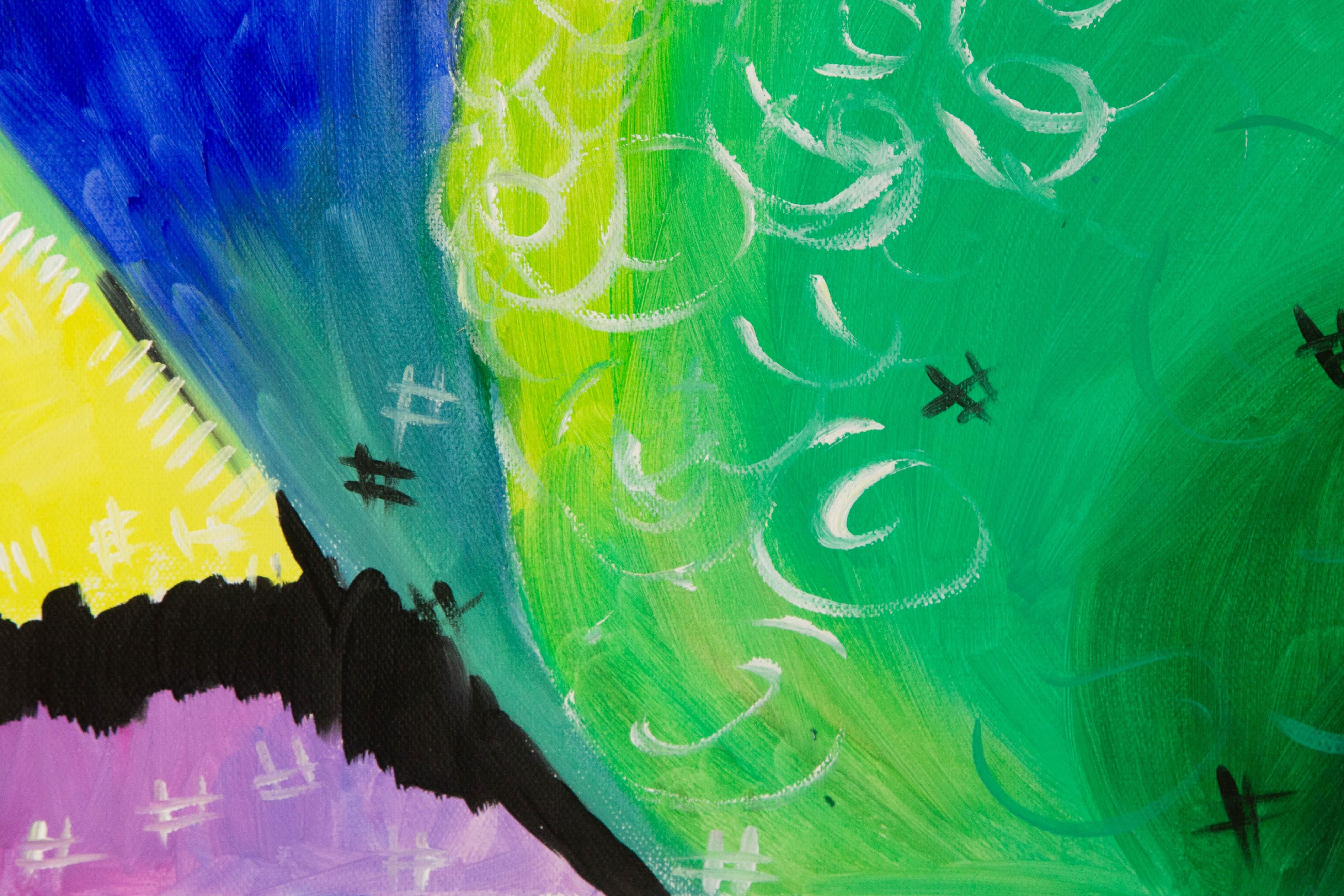 Silu Niu Óleo Original Abstracto Sobre Lienzo 