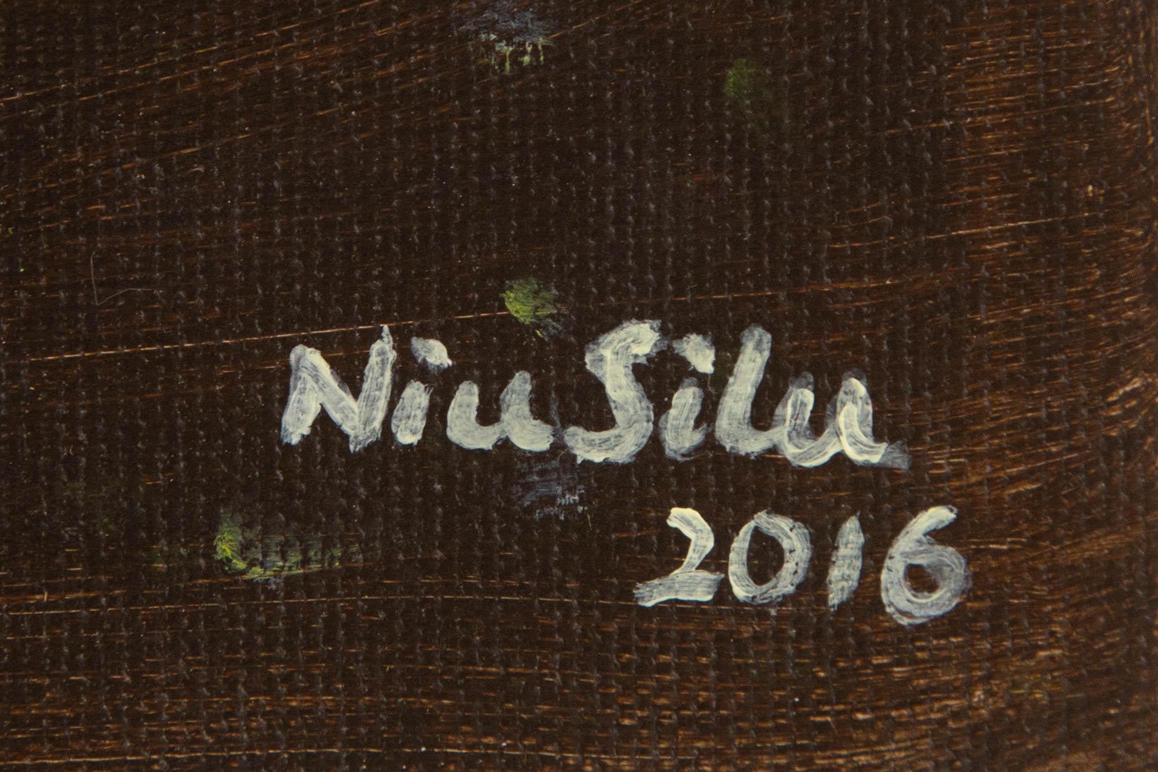 Silu Niu Animal Original Acrylic On Canvas 