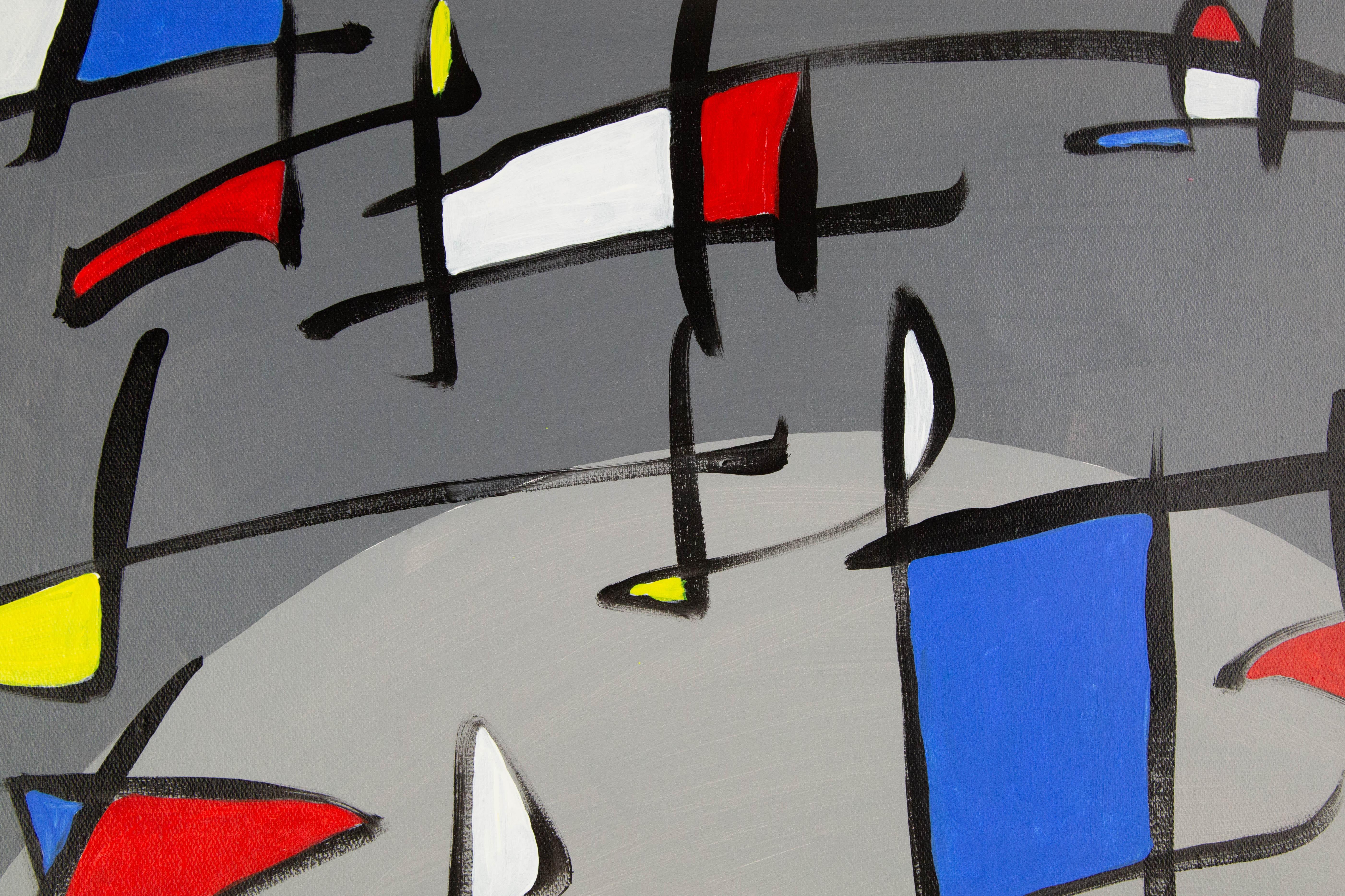 Silu Niu Contemporary Original Acrylic On Canvas 