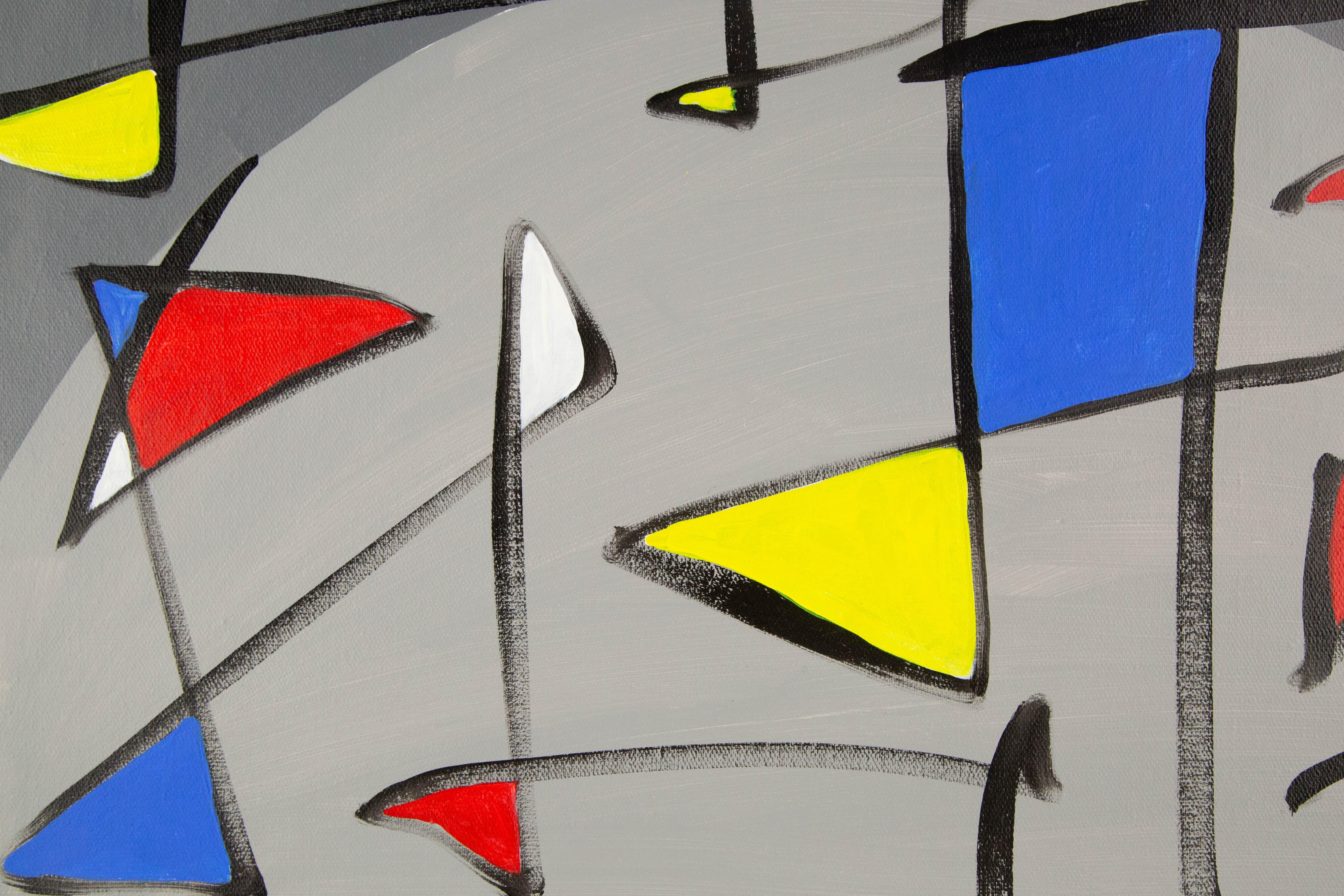 Silu Niu Contemporary Original Acrylic On Canvas 