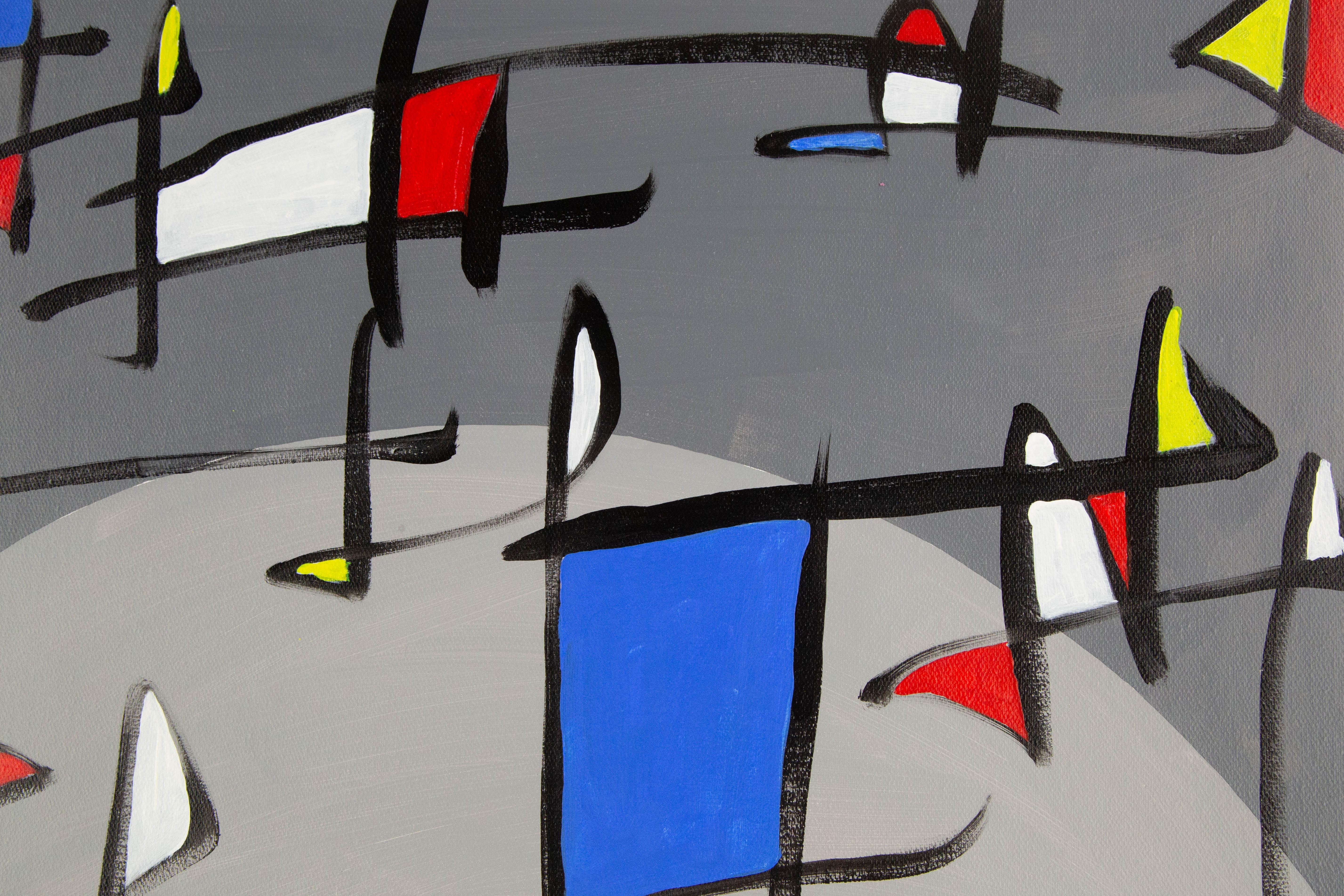 Silu Niu Contemporary Original Acrylic On Canvas 