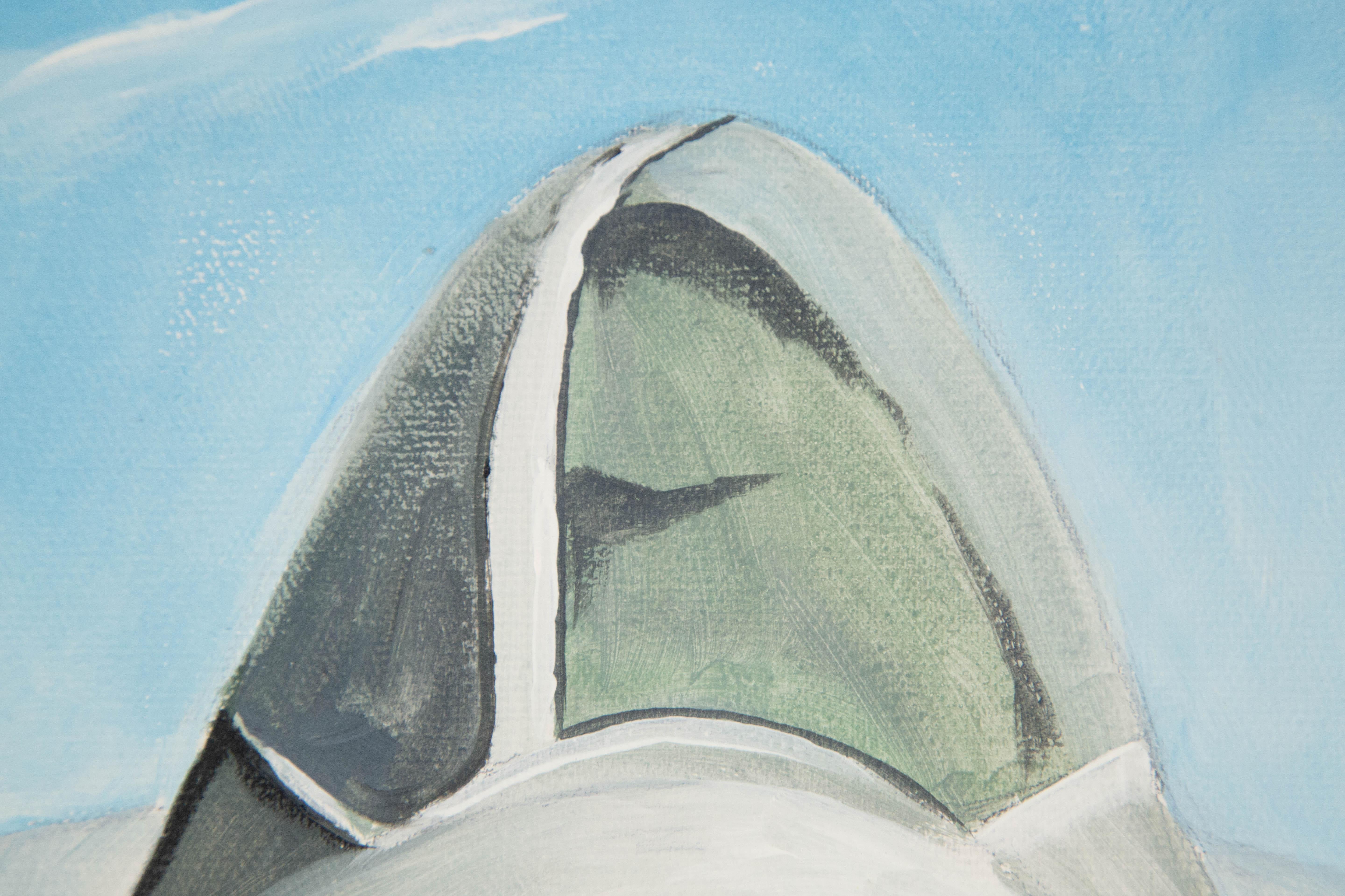 Silu Niu Contemporary Original Acrylic On Canvas 