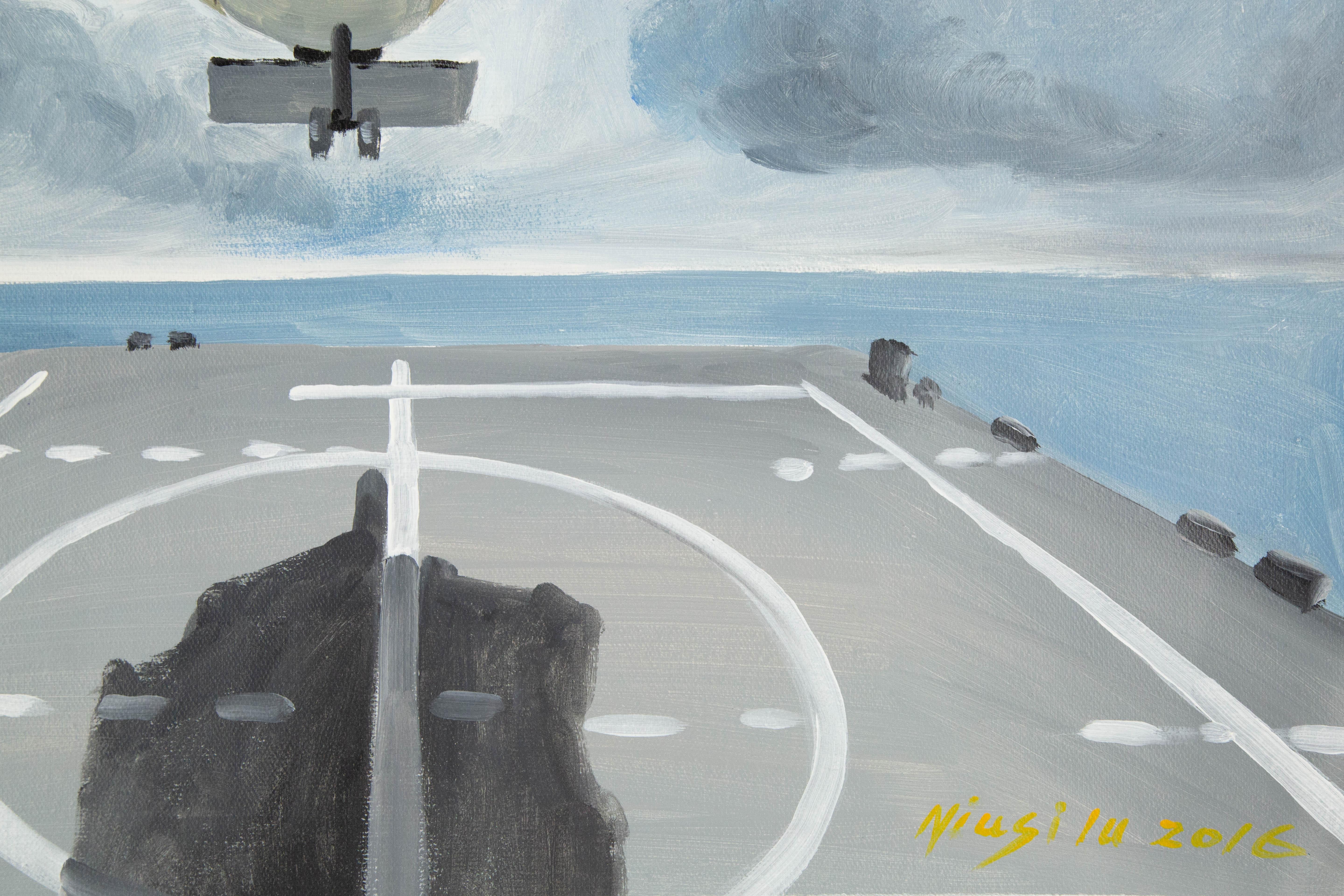 Silu Niu Contemporary Original Acrylic On Canvas 