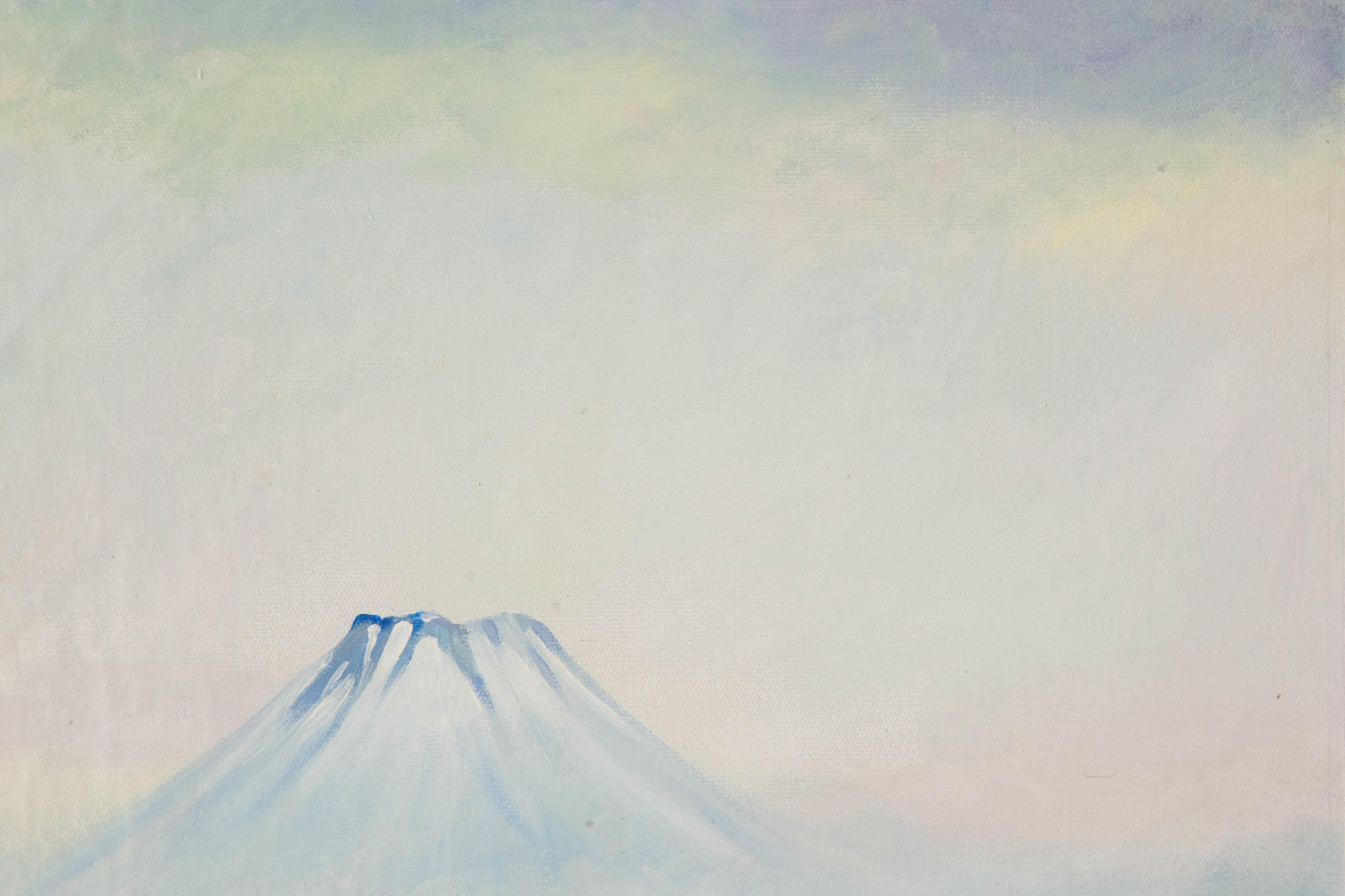 Silu Niu Landscape Original Acrylic On Canvas 