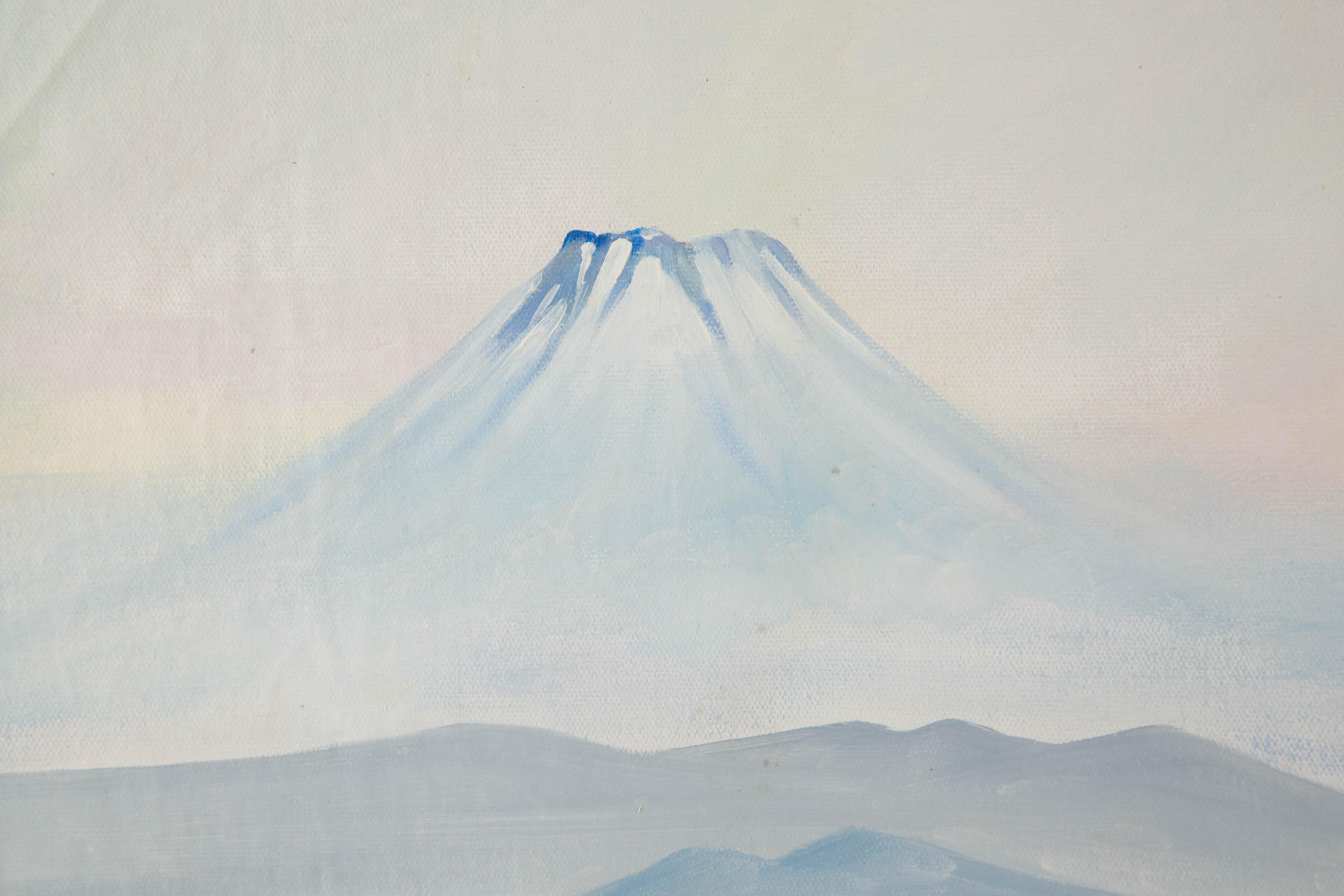 Silu Niu Landscape Original Acrylic On Canvas 