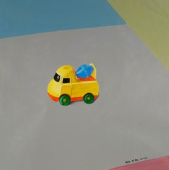 Silu Niu Paisaje Pintura al óleo original "Cochecito"
