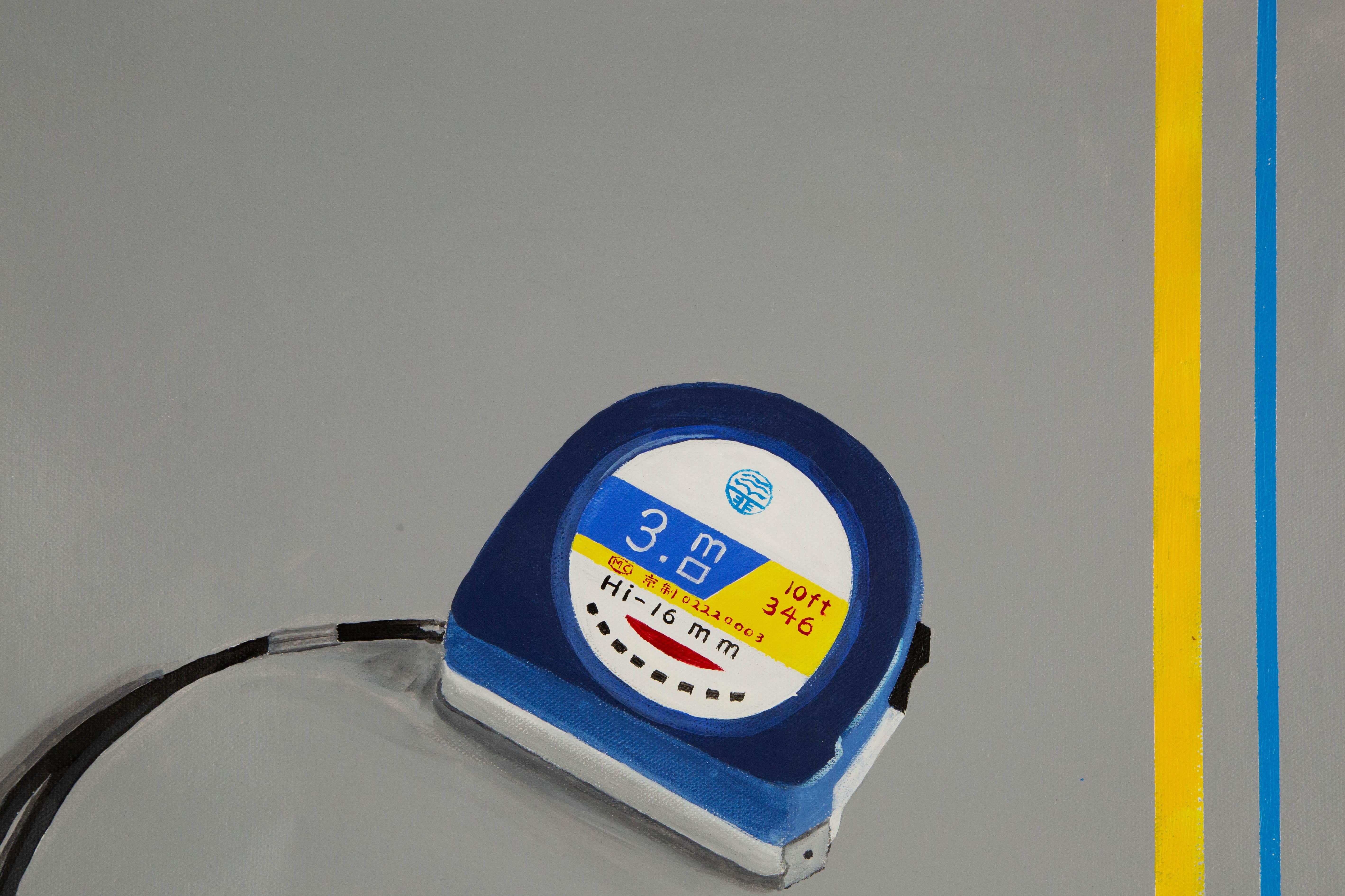 Silu Niu Stillleben Original Ölgemälde auf Leinwand „Tool“ im Angebot 1