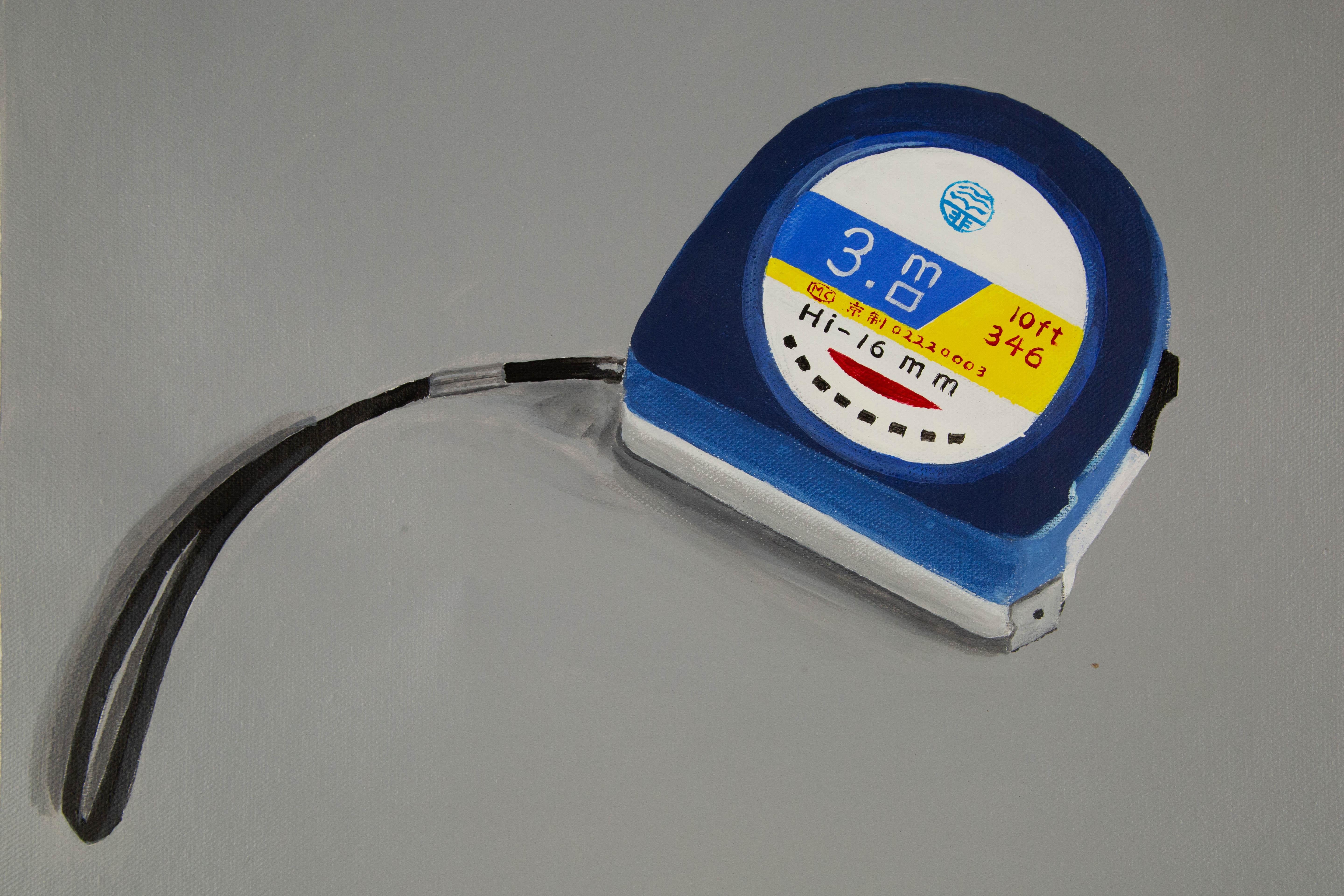 Silu Niu Stillleben Original Ölgemälde auf Leinwand „Tool“ im Angebot 3
