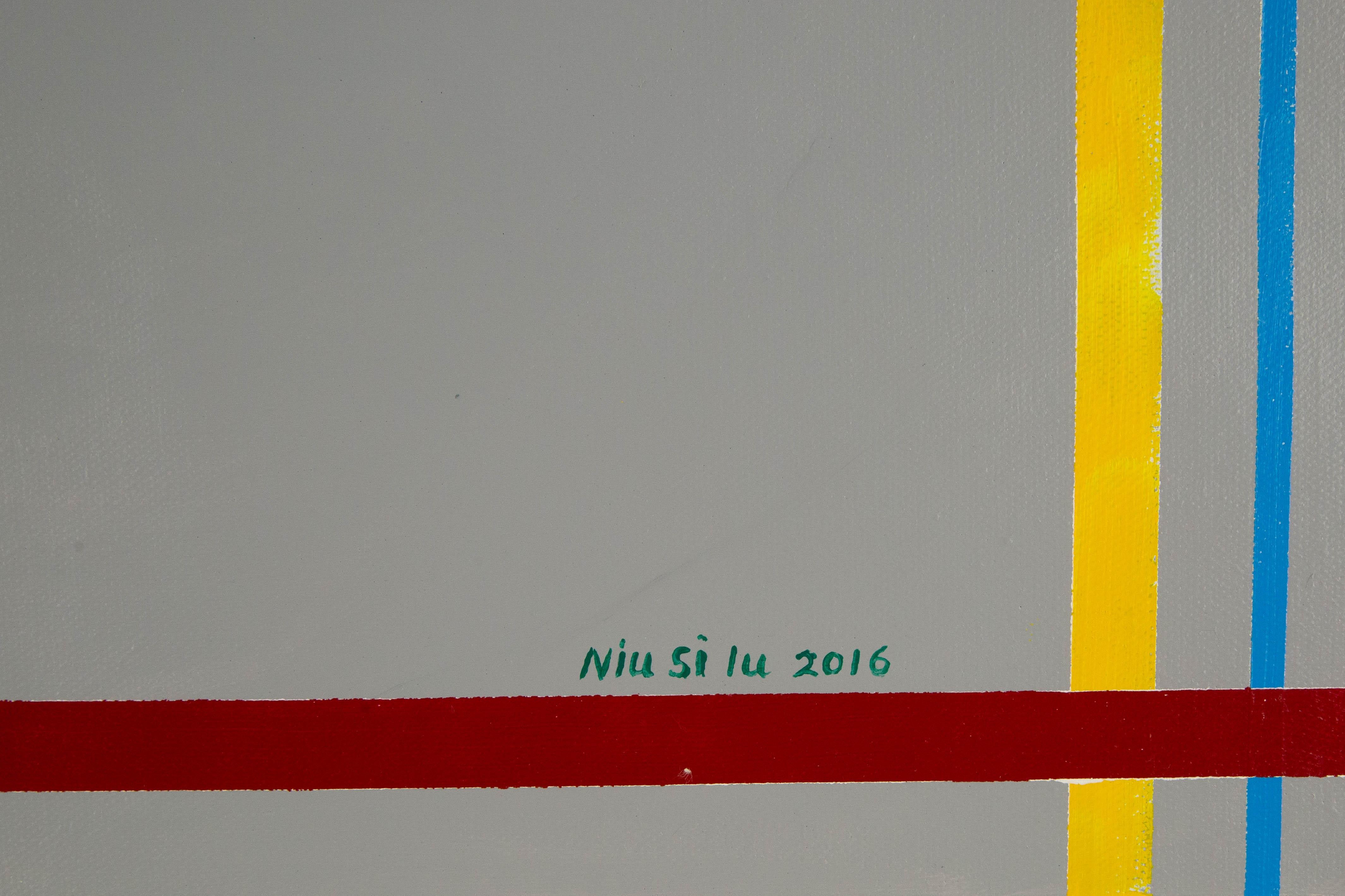 Silu Niu Stillleben Original Ölgemälde auf Leinwand „Tool“ im Angebot 4