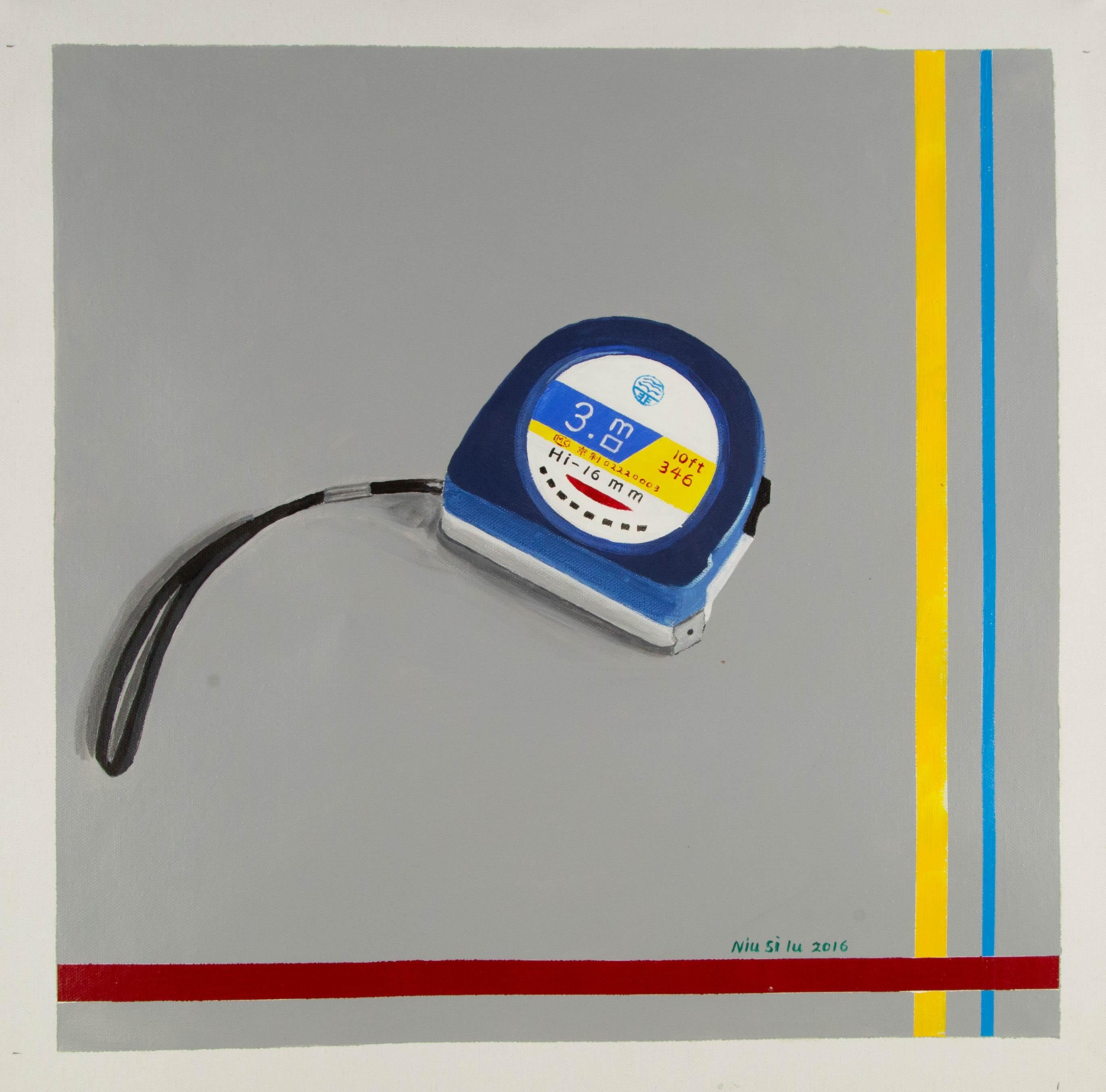 Silu Niu Stillleben Original Ölgemälde auf Leinwand „Tool“ im Angebot 5