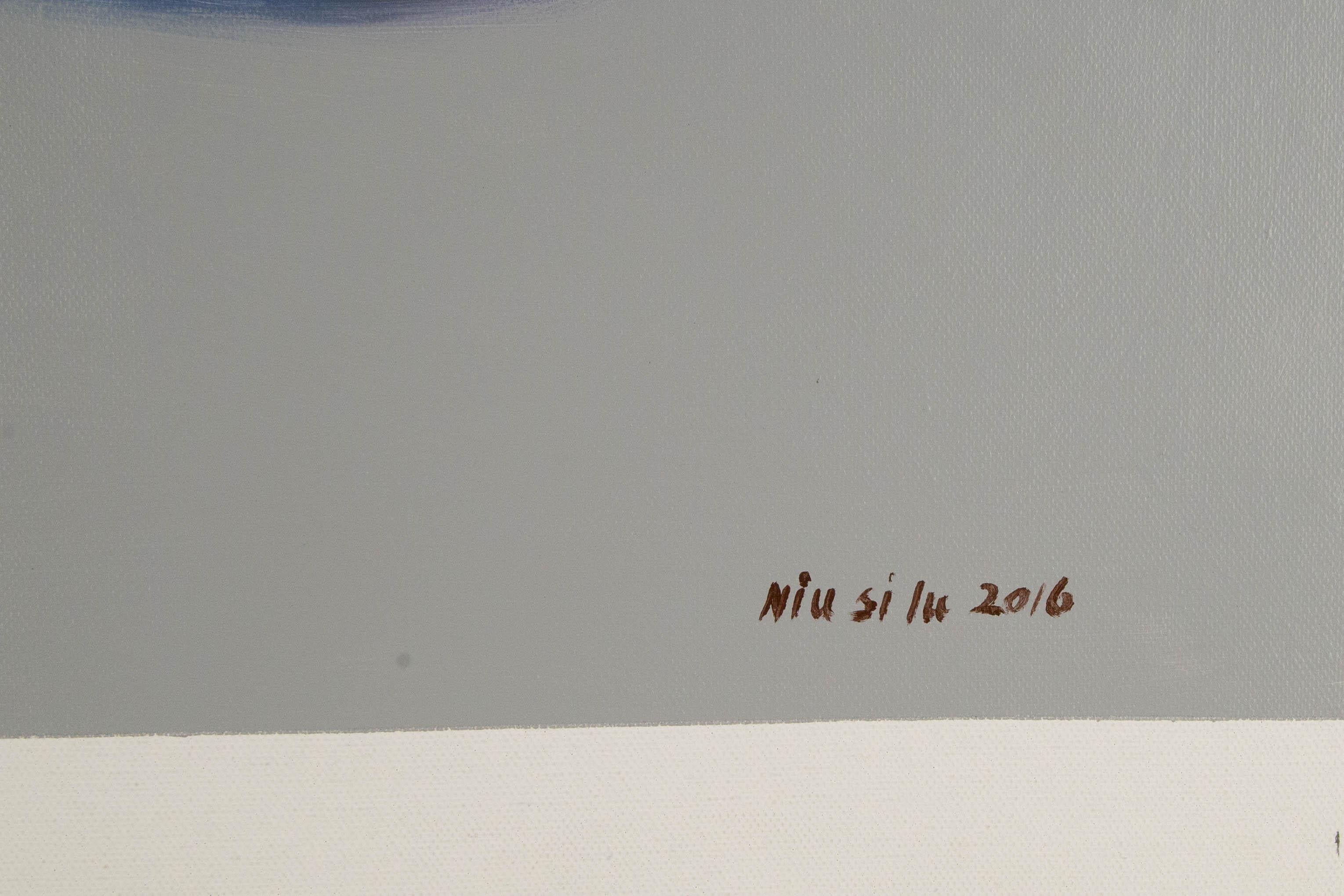 Silu Niu Stillleben Original Ölgemälde 