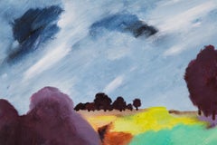 Silu Niu Landschaft, Original-Ölgemälde „Colorful Mountain 1“