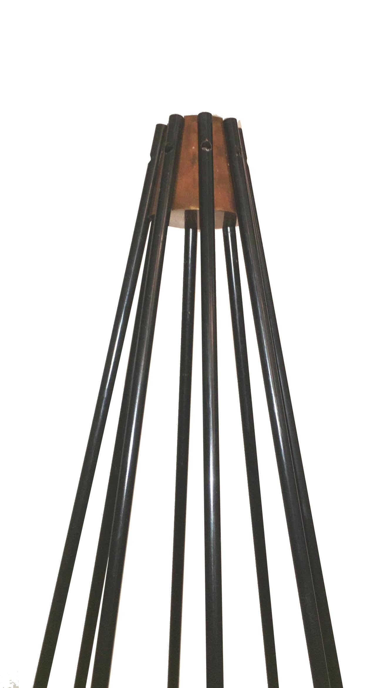 'Siluro' Floor Lamp Angelo Lelli, Ettore Sottsass for Arredoluce, Italy, 1957 In Excellent Condition For Sale In Naples, IT