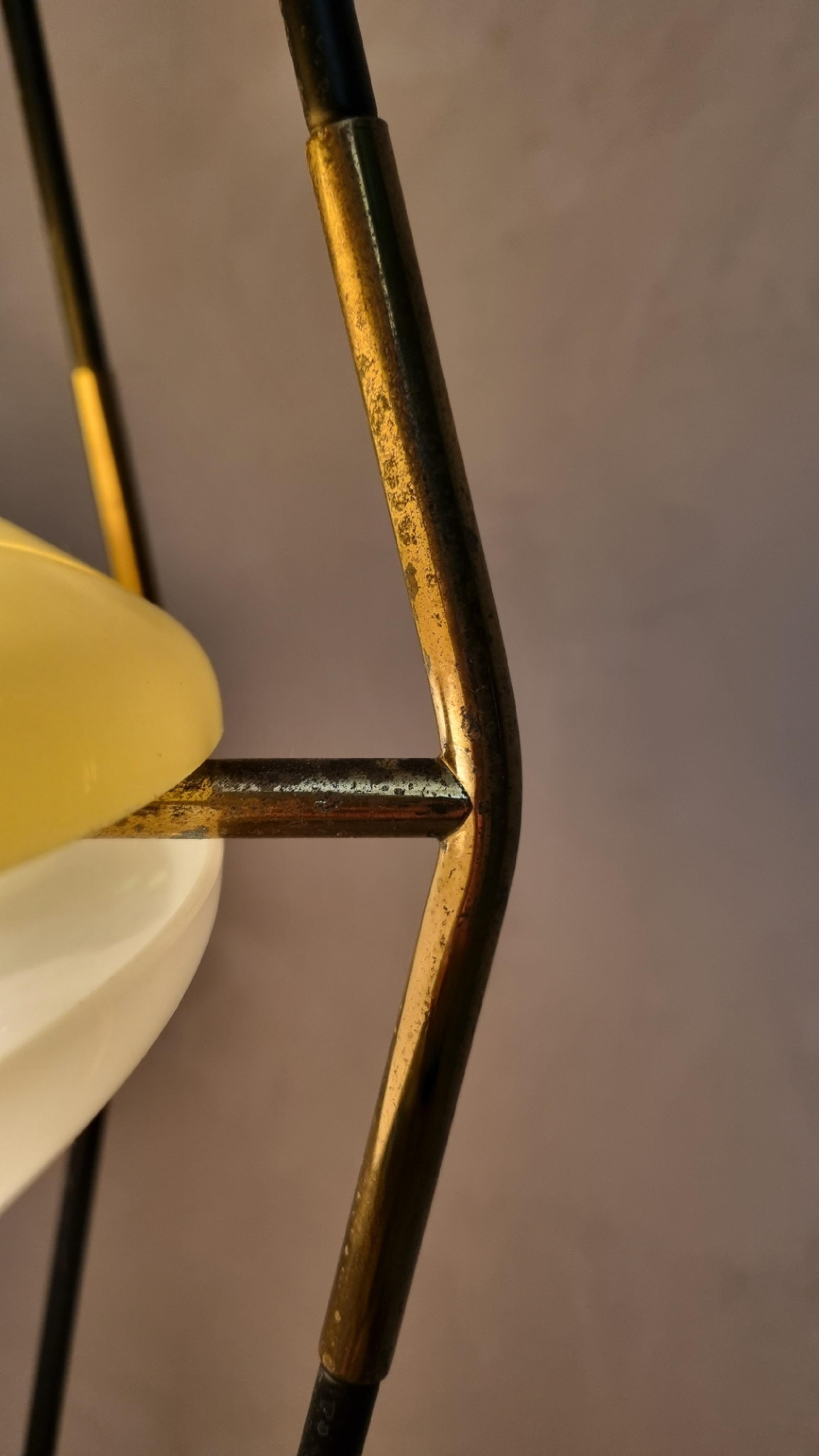 Mid-20th Century Siluro mod. 12628 floor lamp designed by Angelo Lelii for Arredoluce 1957 in vendita