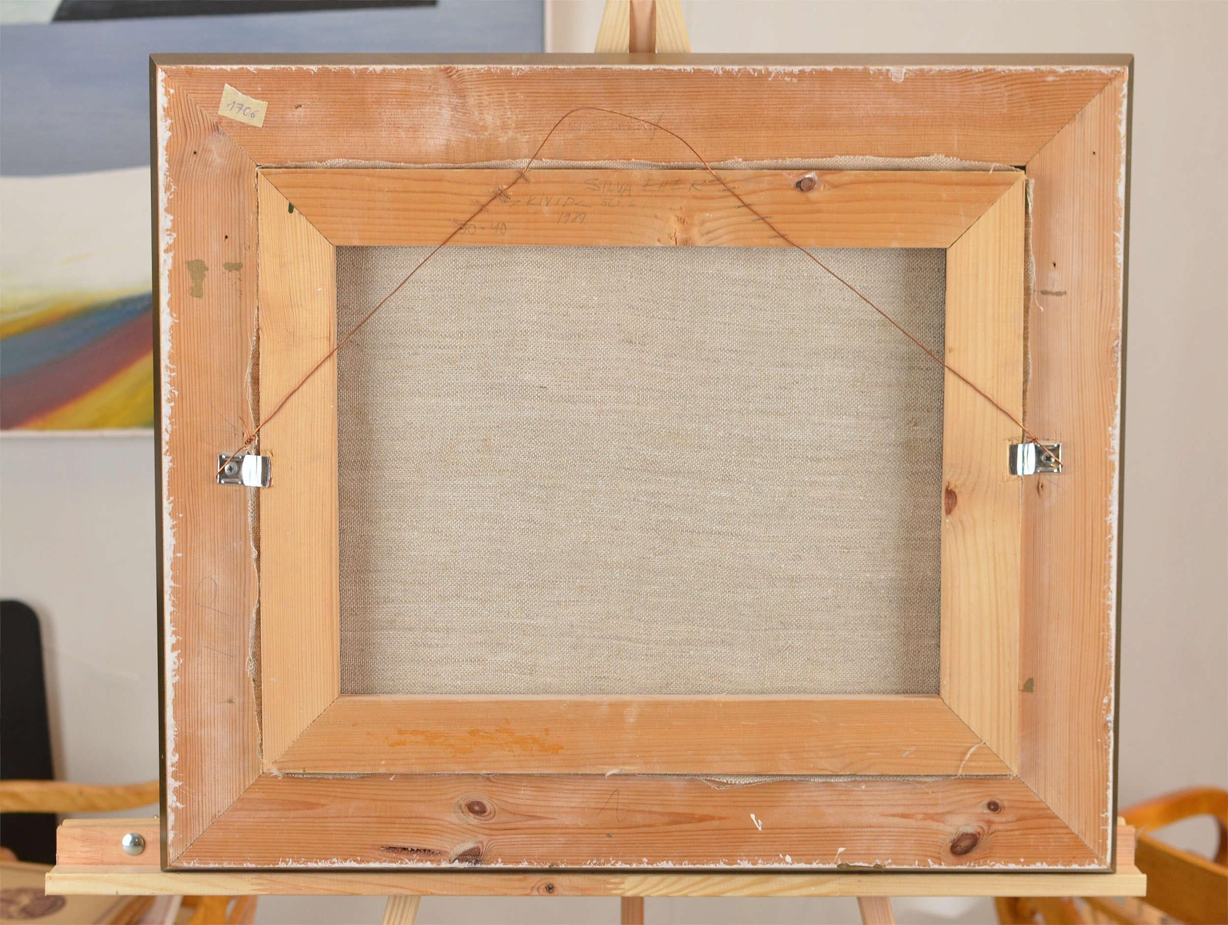 Stones, oil, canvas, with frame 66x56cm For Sale 2