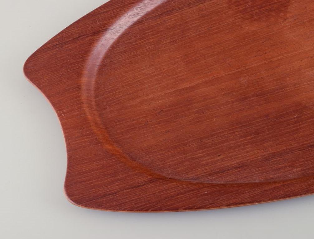Silva. Bandeja grande de madera preciosa. Diseño danés. Mediados del siglo XX Escandinavo moderno en venta