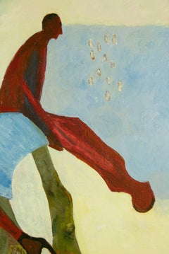 Tango Dance Figurative Abstract Painting