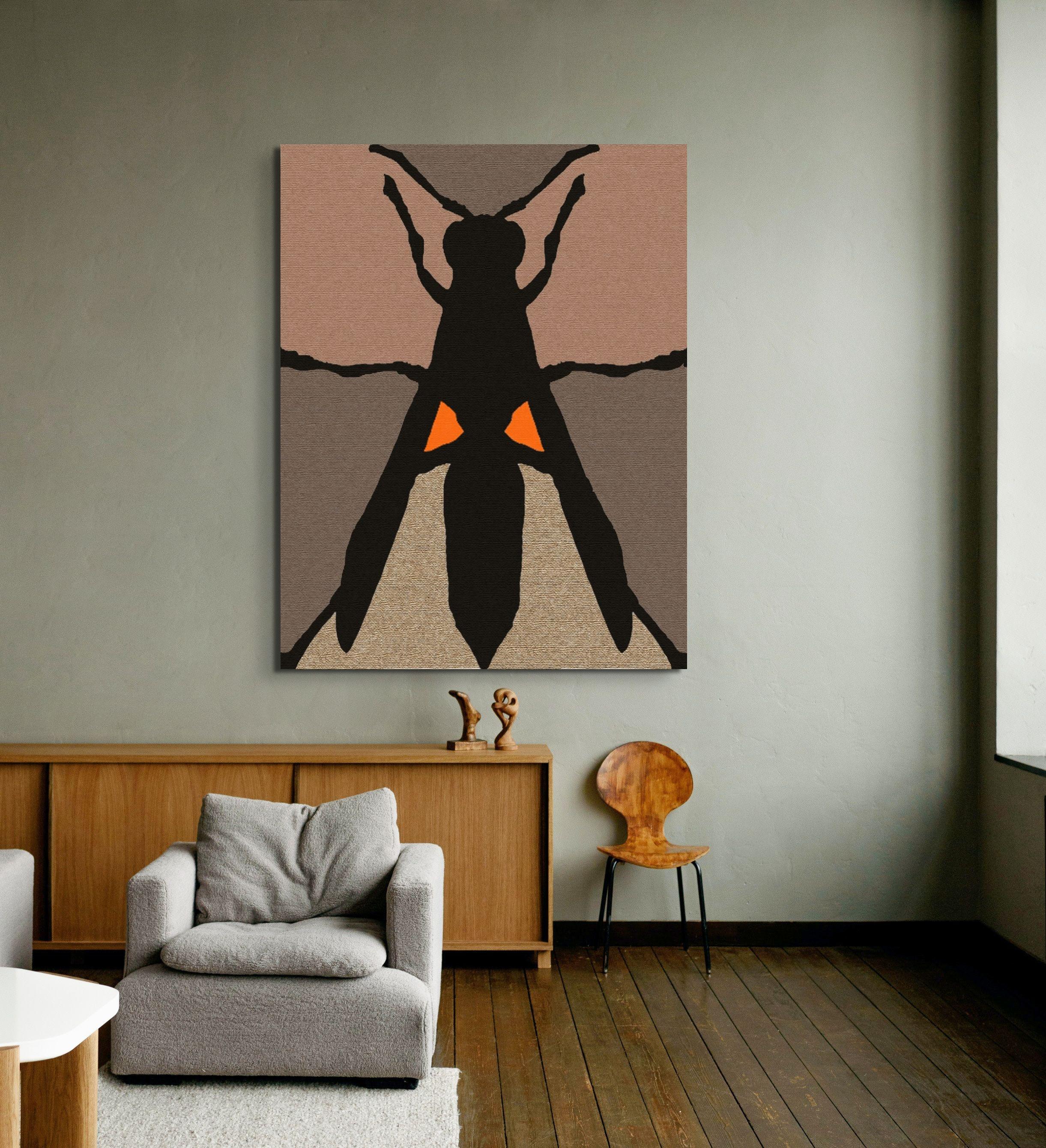Senza titolo - Abstract Painting Marrone di Silvana Pestana