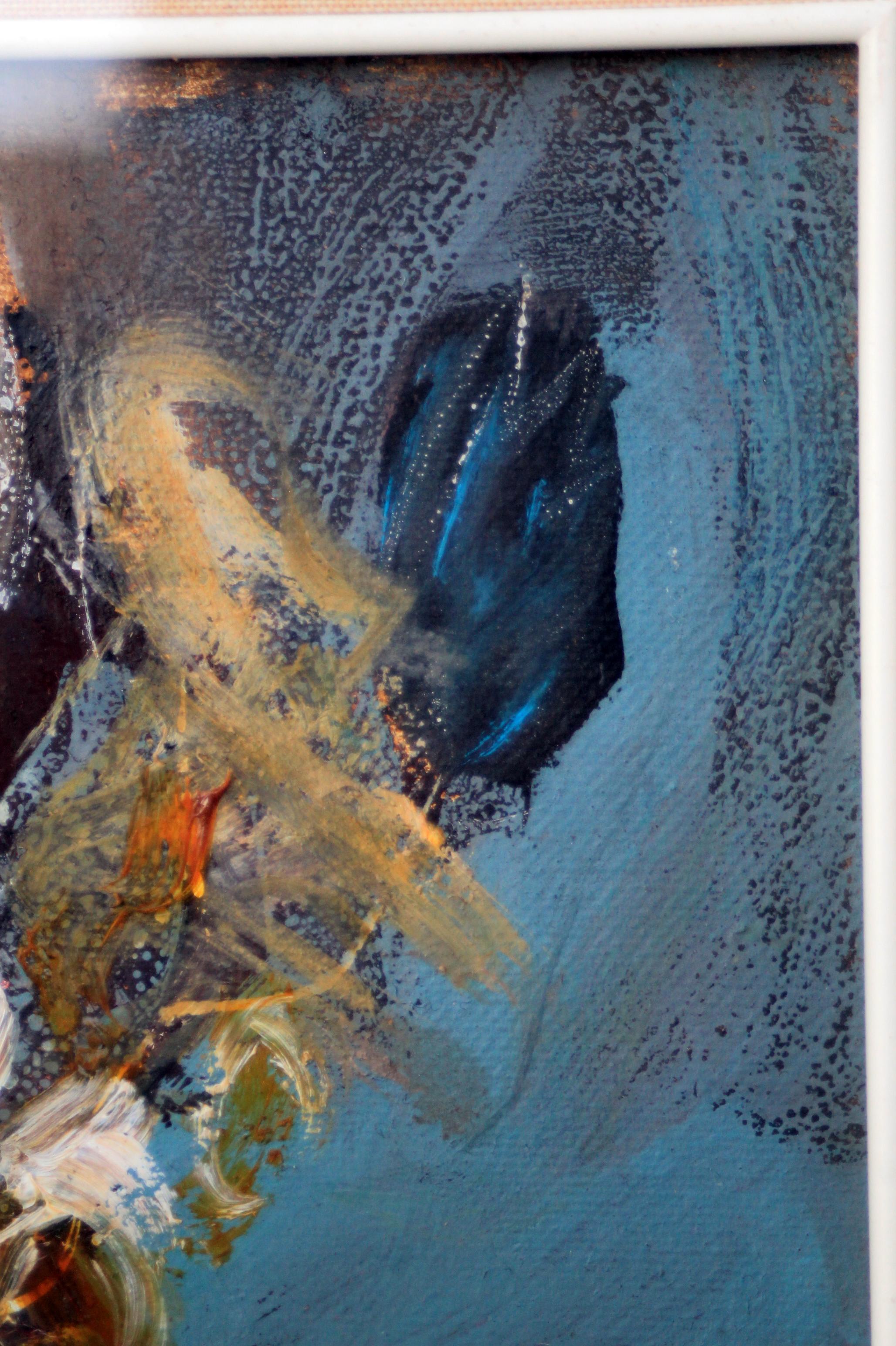 Hand-Painted Silvano Passaglia  Oil on board, signed (40x33cm)  Gorgeous still life, framed For Sale
