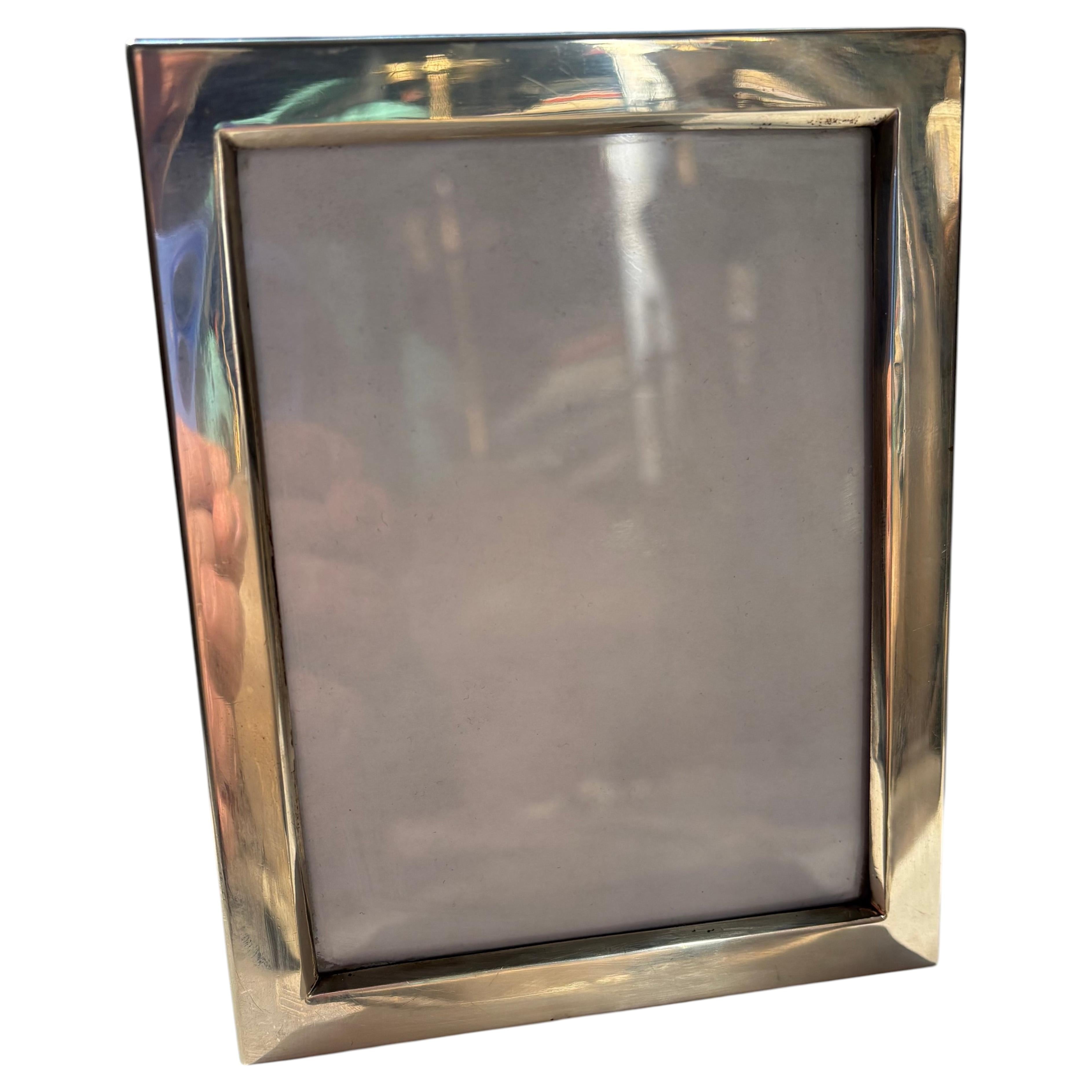 Silver 0.835 picture frame desk/table Marked PV