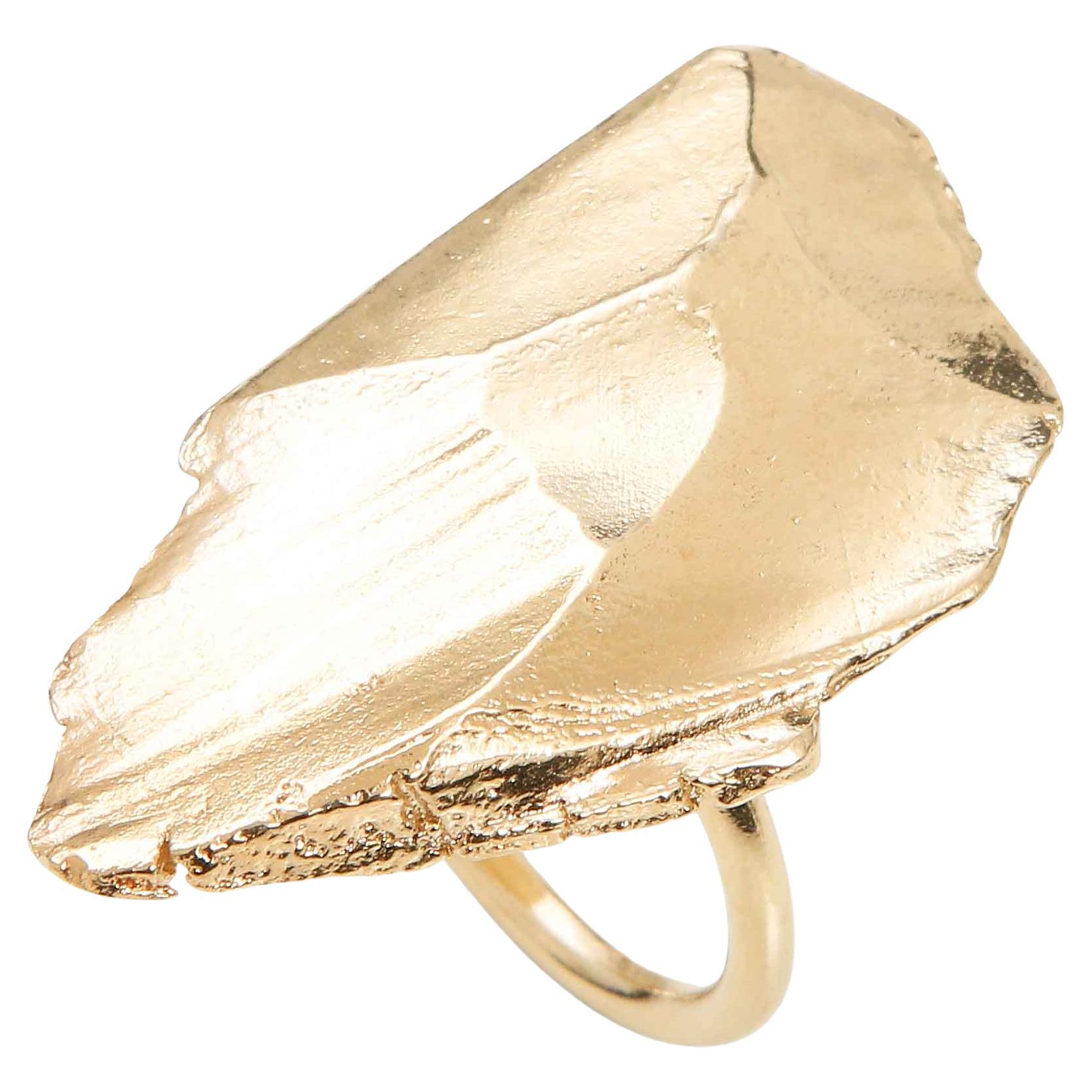 A Silver 1 Bague sculptée à la main en fonte de bronze par Marion Fillancq en vente