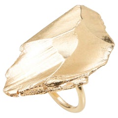 A Silver 1 Bague sculptée à la main en fonte de bronze par Marion Fillancq