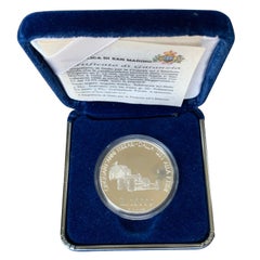 Moneda de plata de 10000 liras 1998 Ferrari 50 aniversario San Marino, Italia