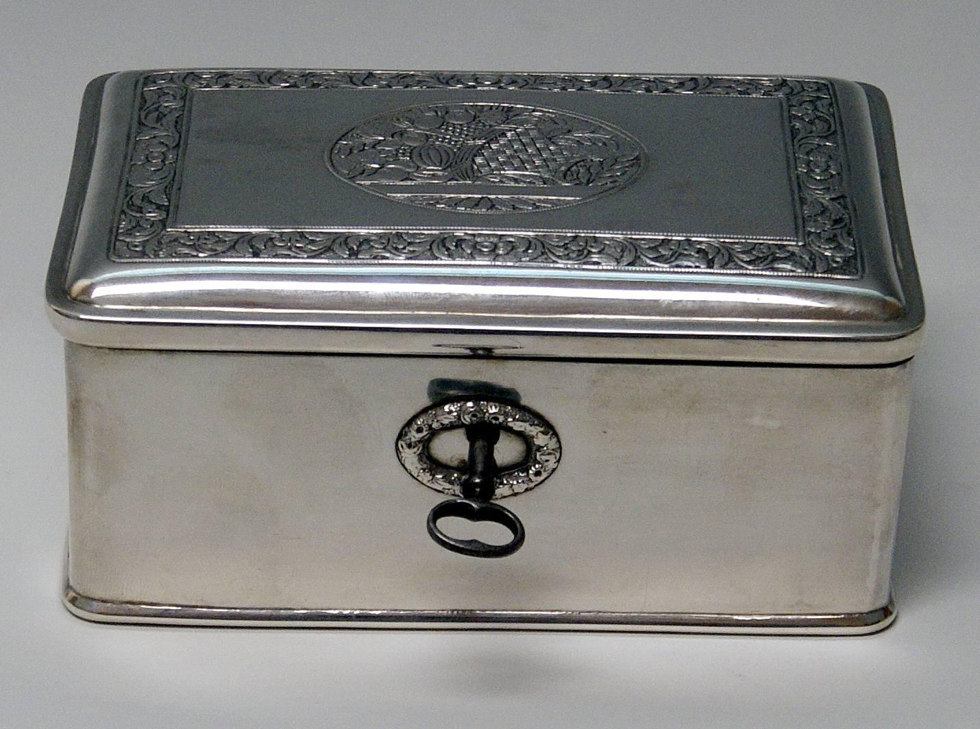 biedermeier zuckerdose silber