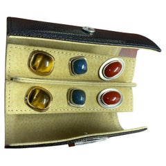Silver 3 Pair of Cufflinks Scandinavian Modern