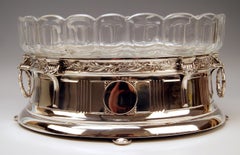 Silver 800 Art Nouveau Bowl Jardinière Rozet Fischmeister Sturm Vienna ca. 1900