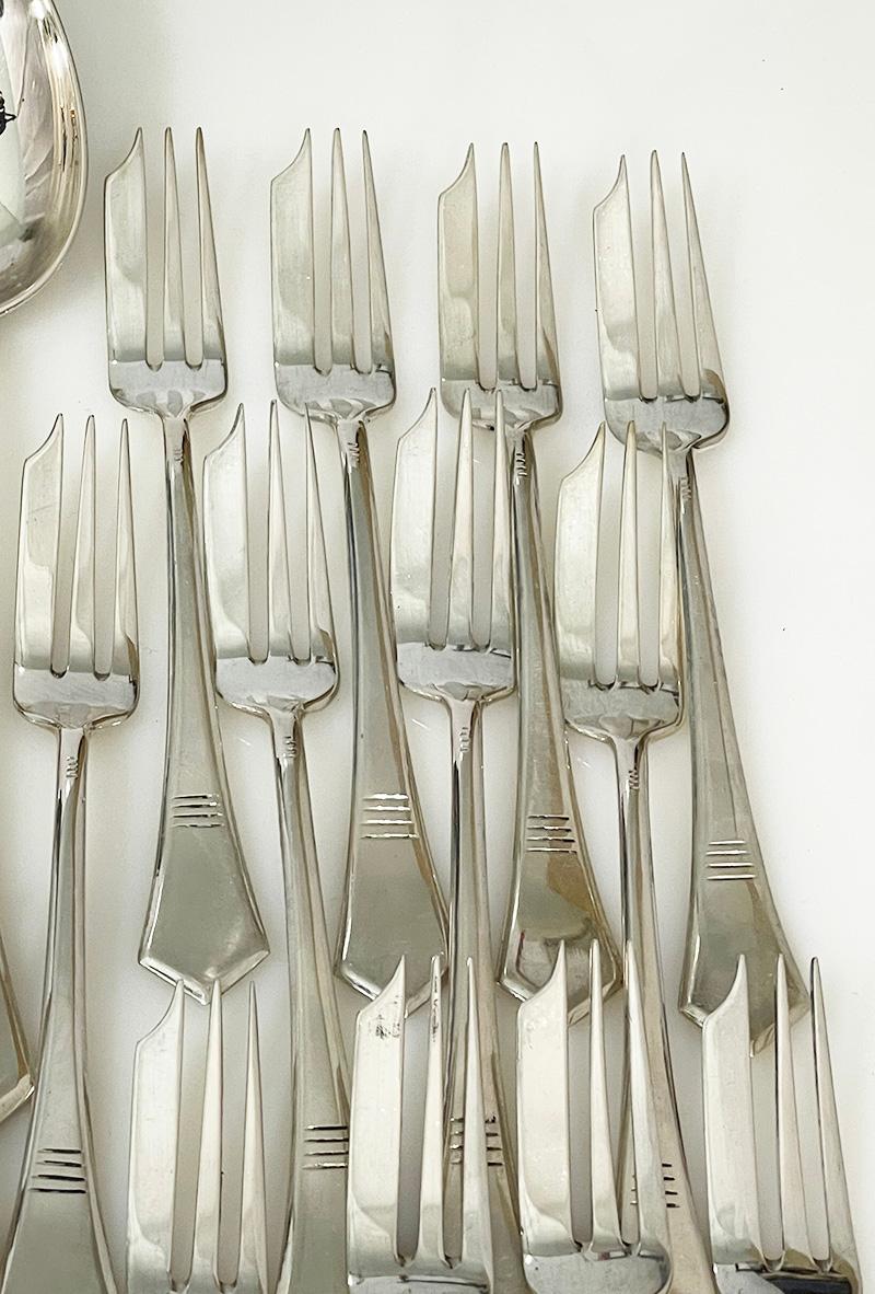 Set de couverts 87 pièces Silver 800 by Fimara en vente 2