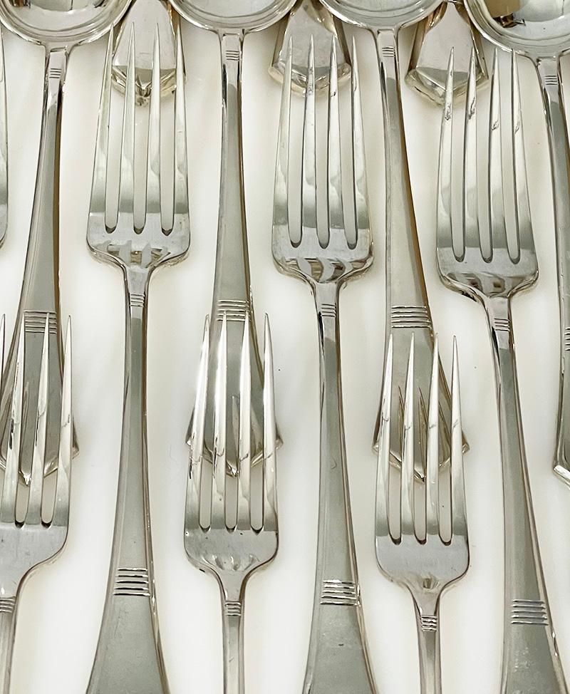 Set de couverts 87 pièces Silver 800 by Fimara en vente 3