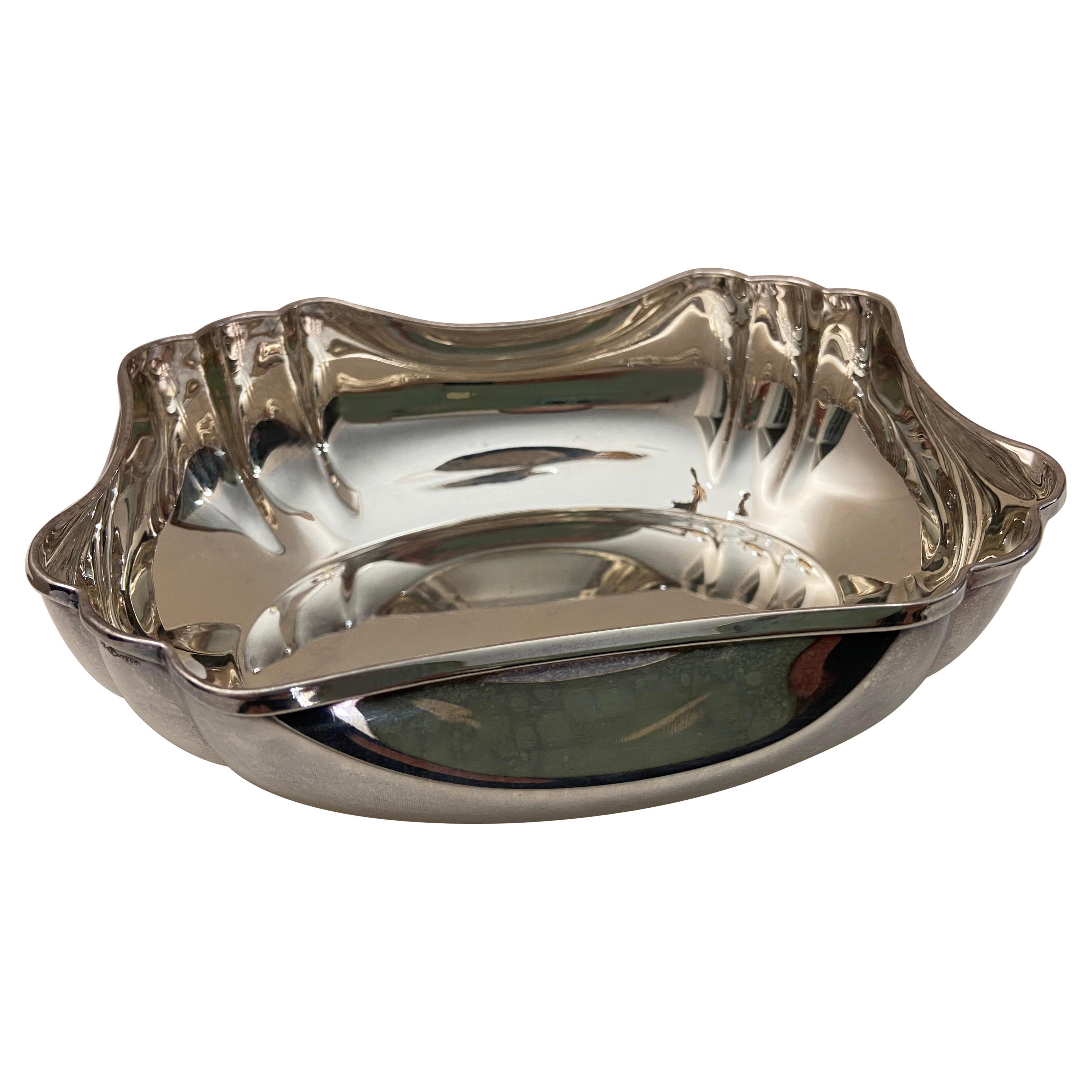 Silver 800 Valet Tray Argentiere Zaramella For Sale