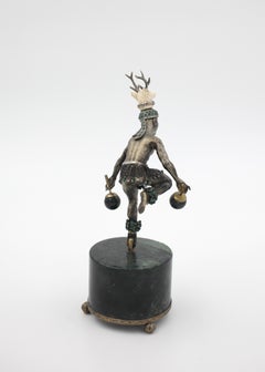 Silver (.900) Aztec Danzante Attributed to William Spratling