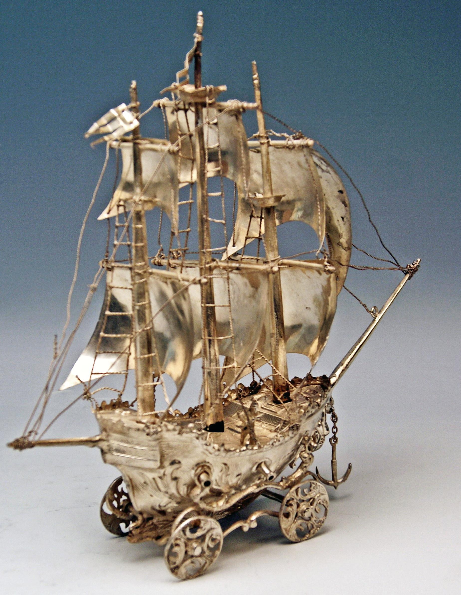 Other Silver 915 Sailing Ship Spain Probably Madrid, circa 1934-1935