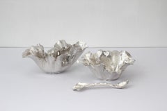 Handmade Creamer and Sugar Set in Silver .950 by Cristina Romo