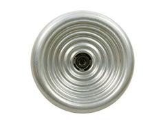 Silver Aluminum wall/ceiling lamp Padina by Achille Castiglioni for Flos, 1960s