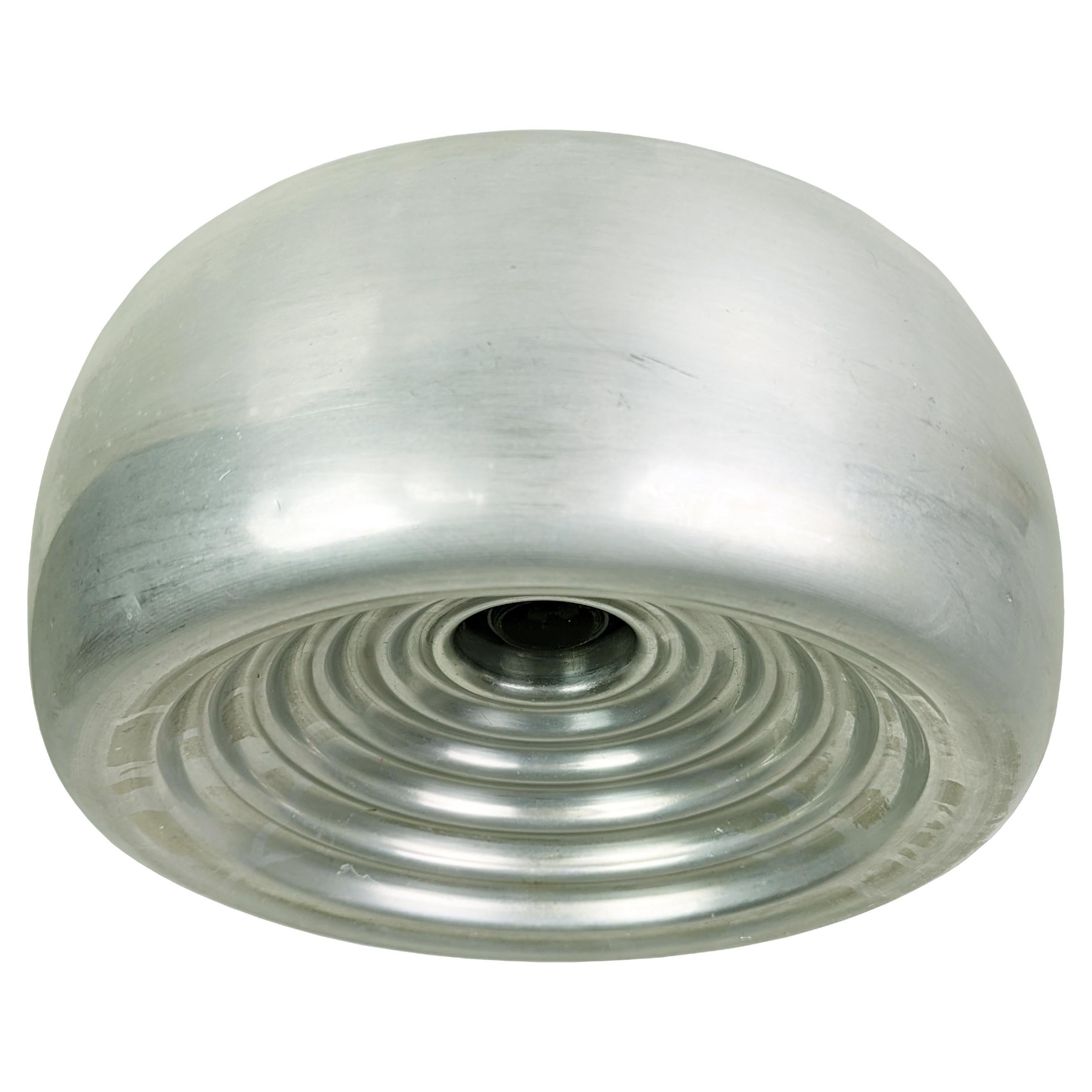 Silver Aluminum wall/ceiling lamp Padina by Achille Castiglioni for Flos, 1960s For Sale