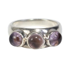 Silberner Amethyst-Ring