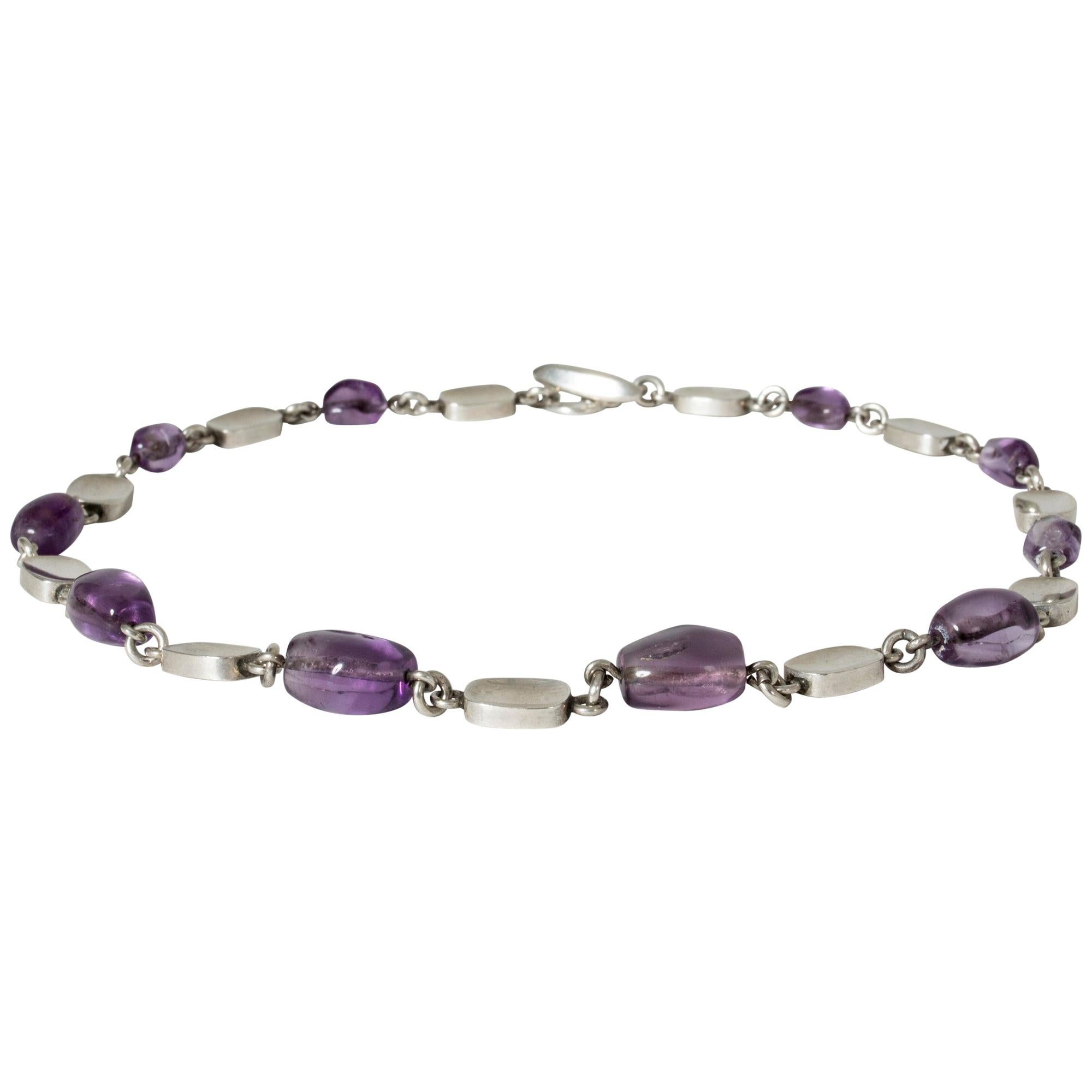 collier 40mm améthyste