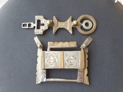 Silver and Bronze Camel Chest Lock 19th Century, North Africa