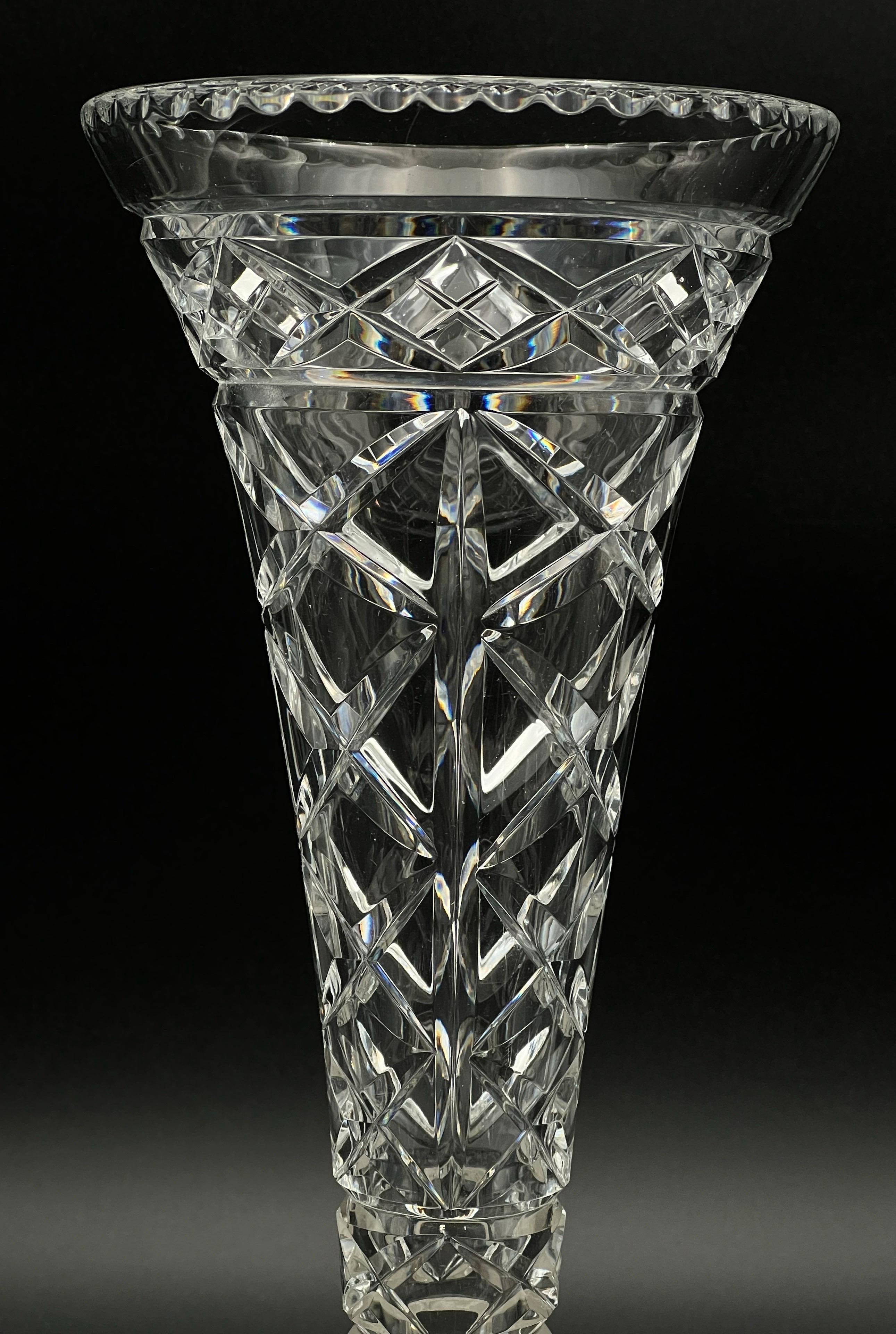 Silver and Crystal Pokal Vase by Th.Marthinsen, Norway For Sale 2