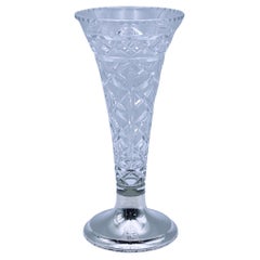 Silver and Crystal Pokal Vase by Th.Marthinsen, Norway