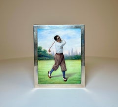 Silver and Enamel Box, E.F. Caldwell, New York, circa 1920