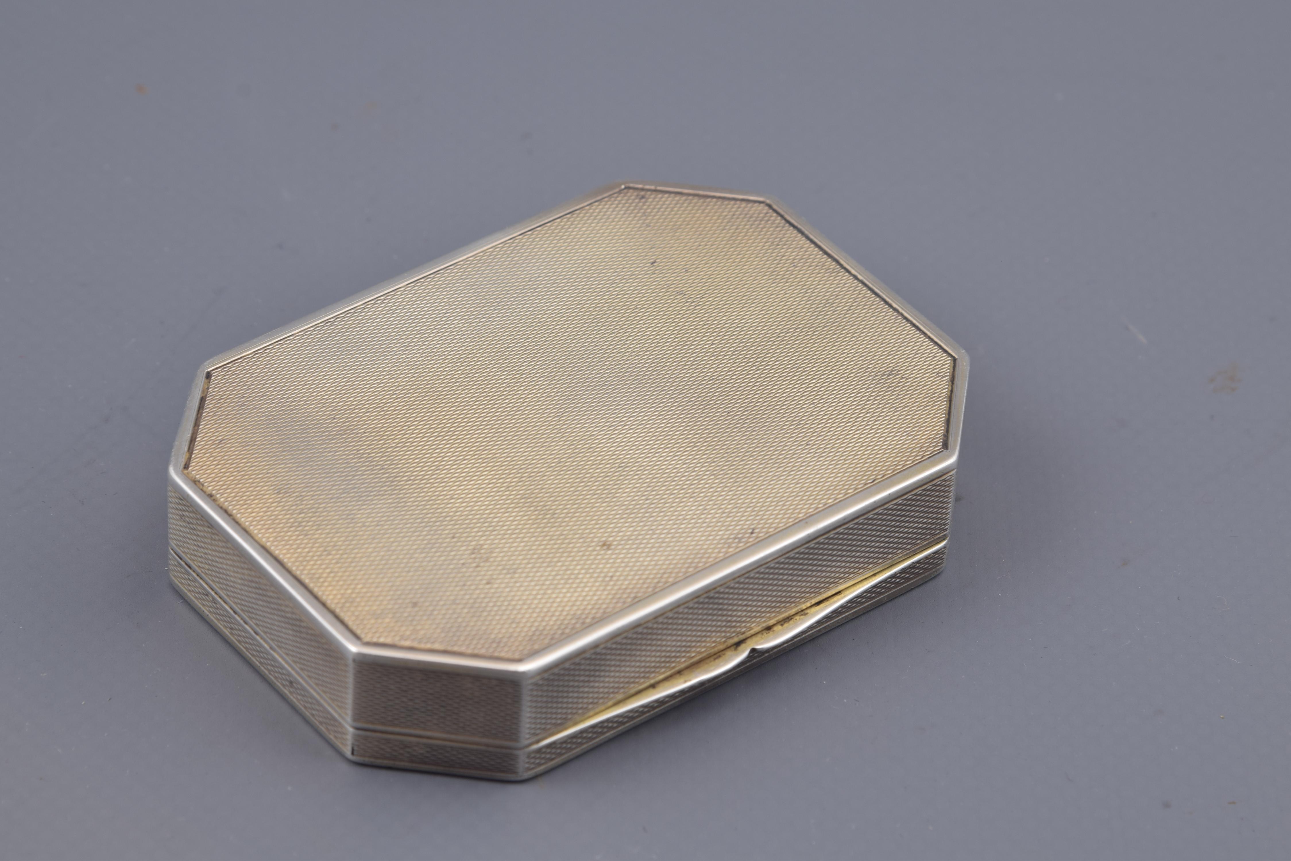 European Silver and Enamel Box, Late 19th Century-20th Century