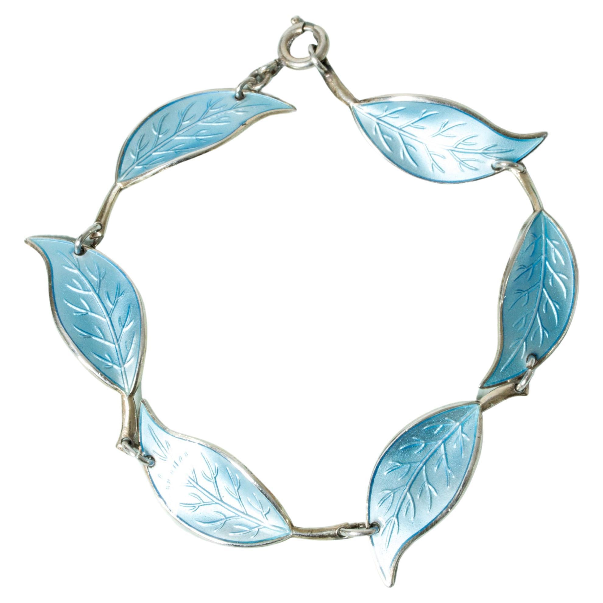 Silver and Enamel Bracelet from David Andersen, Norway, 1950s For Sale at  1stDibs
