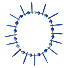 Silver and Enamel Collier from David Andersen, Norway, 1950s